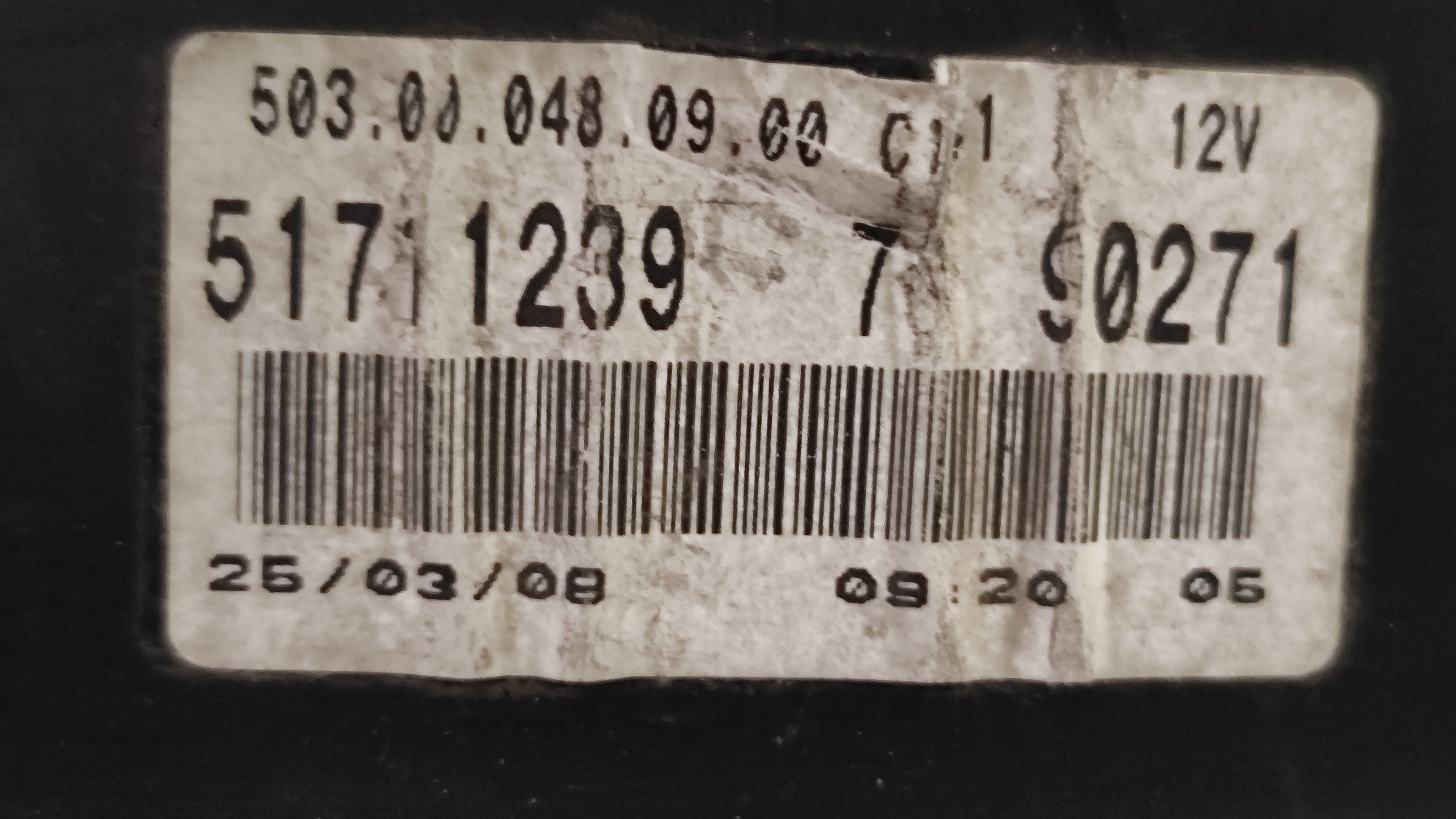 Quadro strumenti Fiat Panda 169 2° serie 51711239 