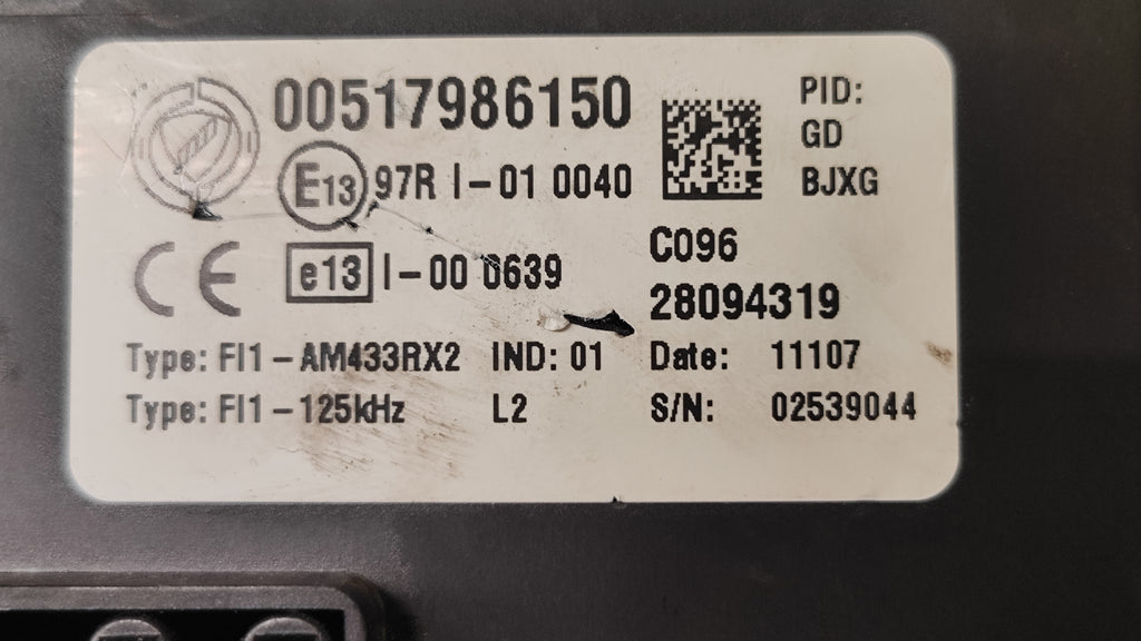 Body Computer Fiat Grande Punto 00517986150