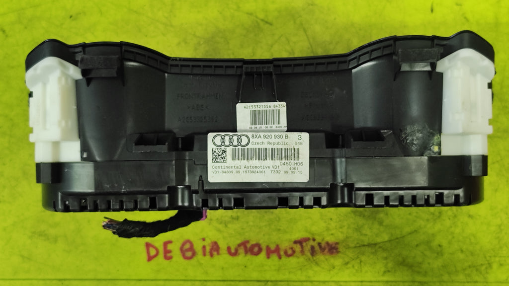 Quadro strumenti Audi A1 diesel 8XA920930B