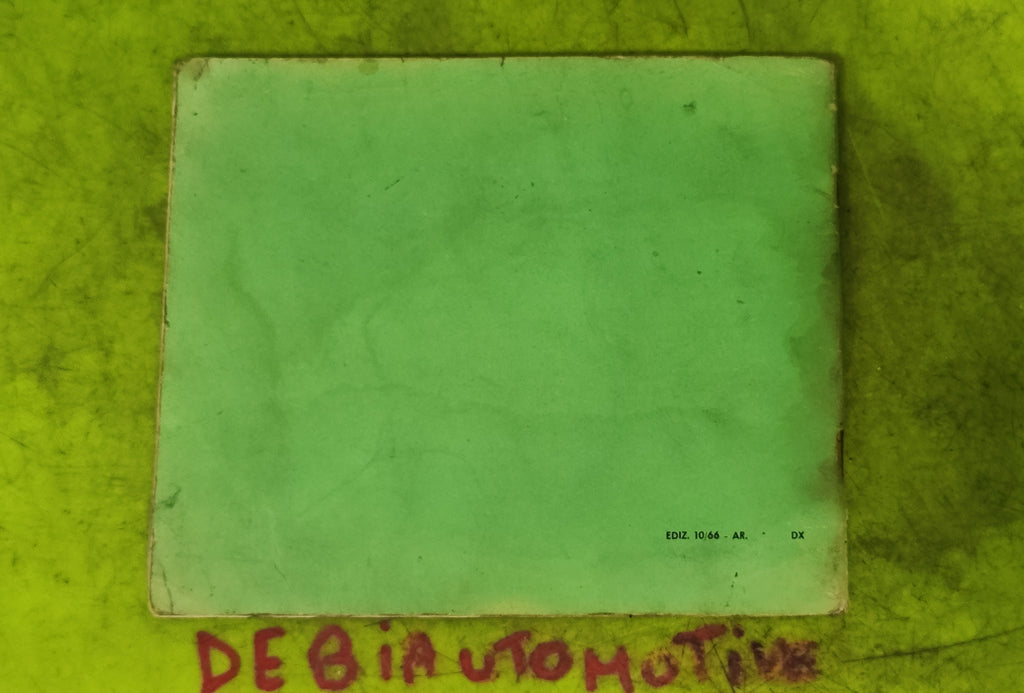 Libretto uso e manutenzione Citroen DS 21 pagine 41 anno 1966