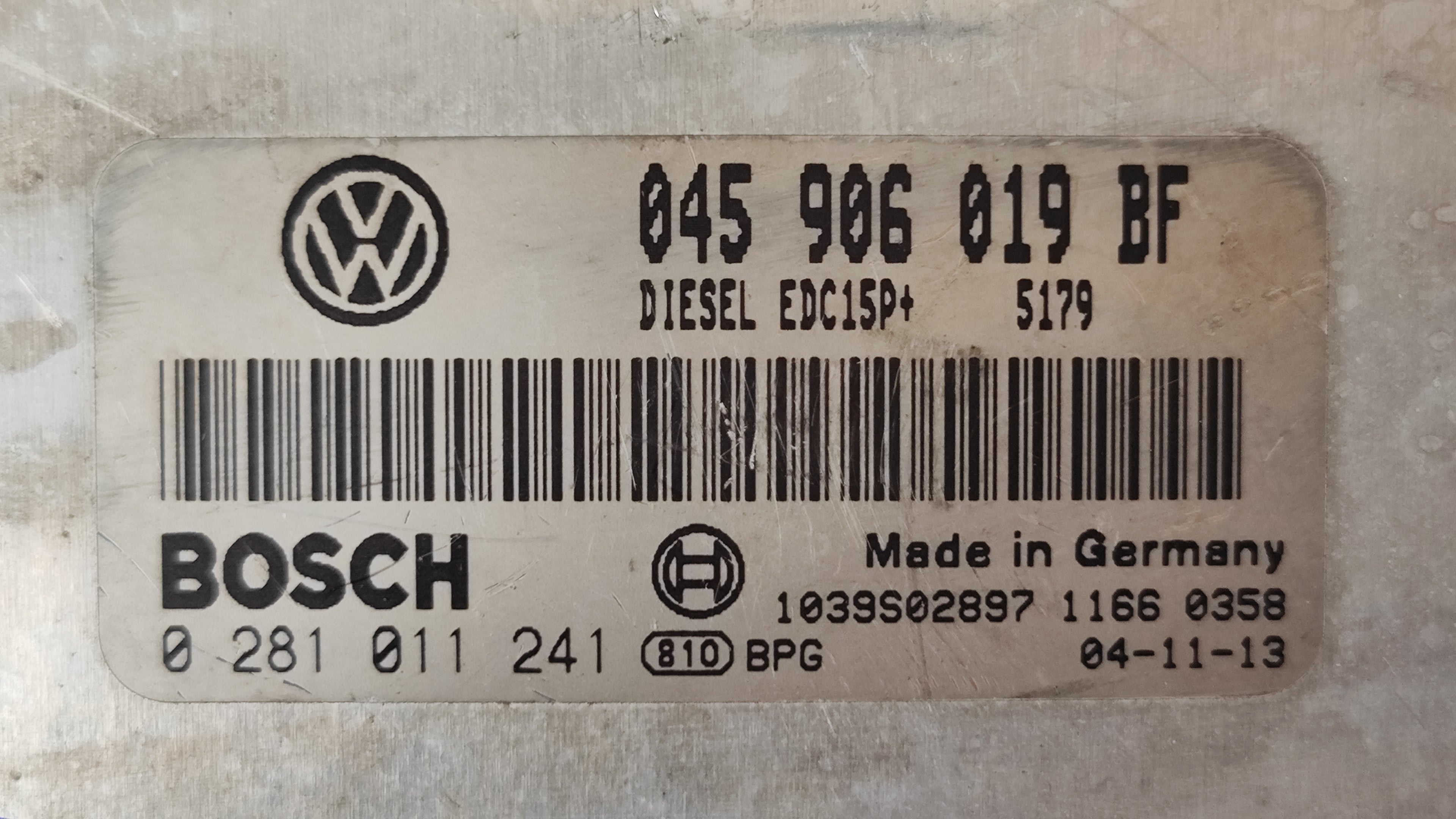 Centralina motore VW Polo 1.4TDI 0281011241 045906019BF 