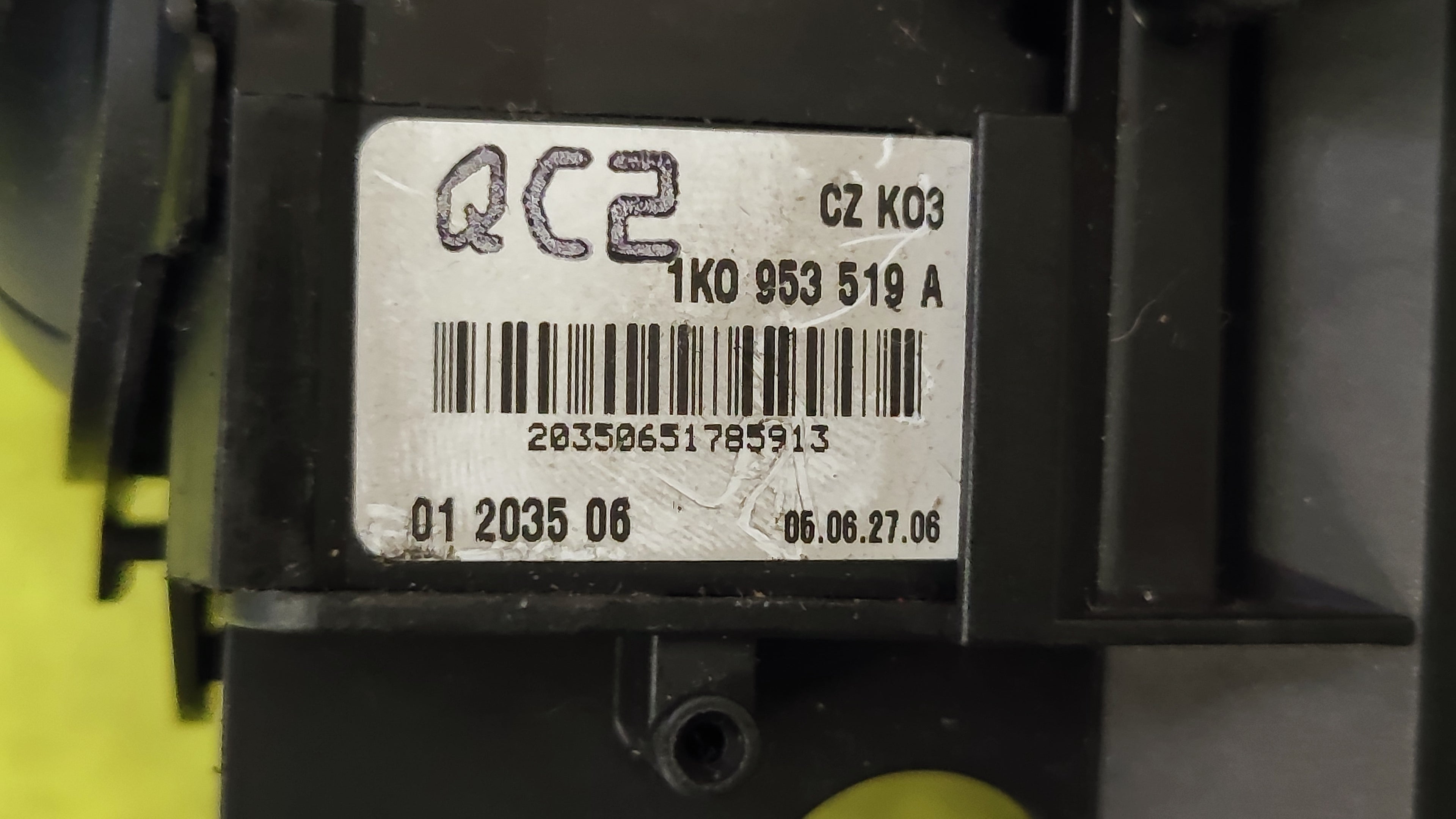 Devio Luci con contatto spiralato Volkswagen Golf V 1K0953503CM 
