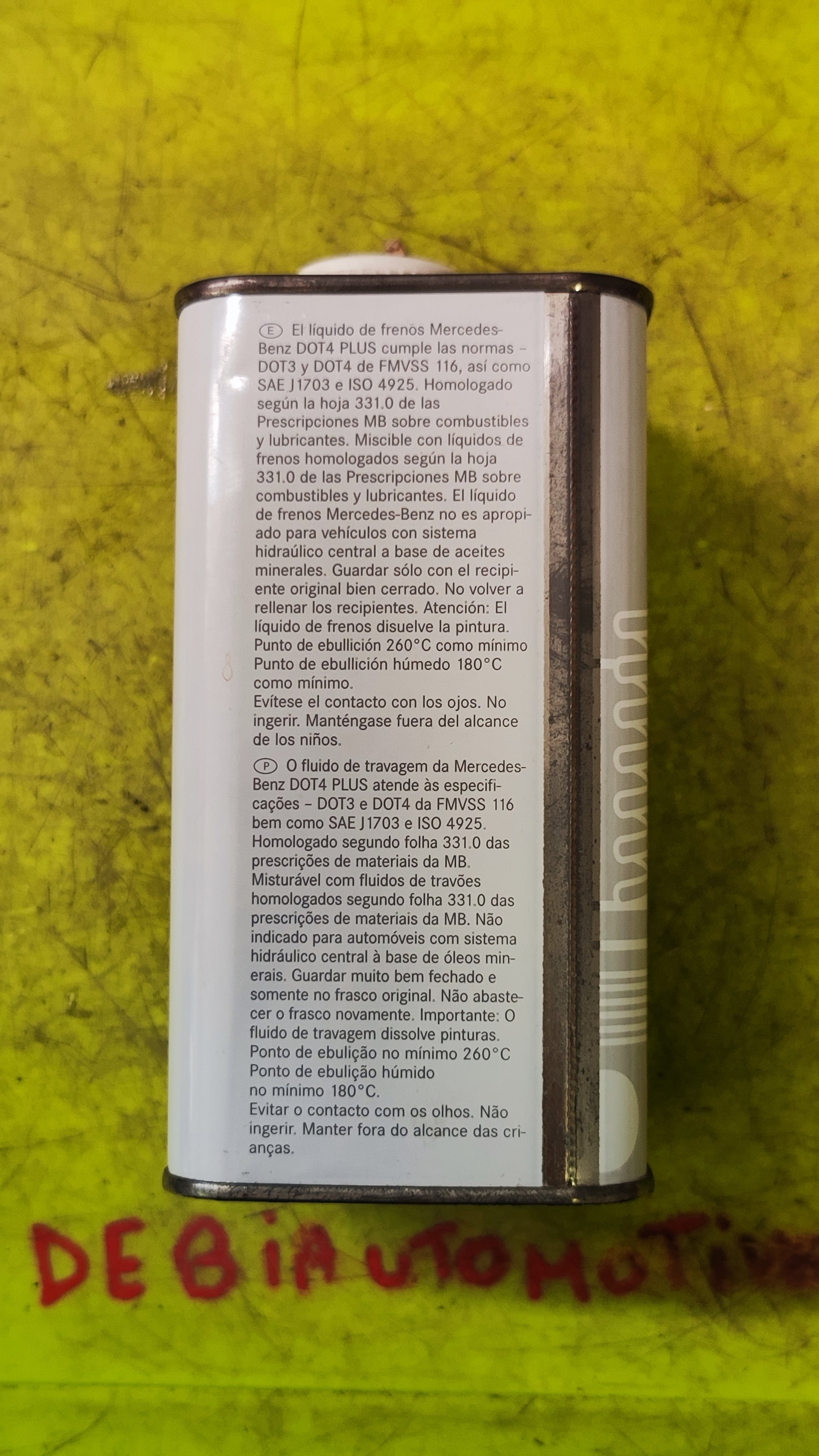 Liquido Freni Mercedes-Benz DOT4 PLUS A0009890807 17