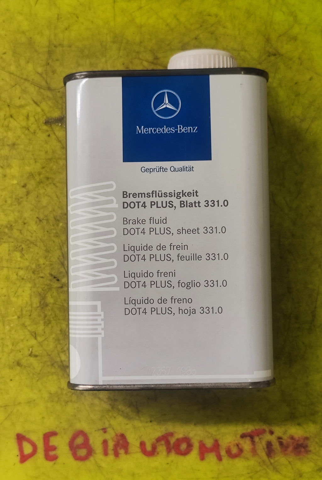 Liquido Freni Mercedes-Benz DOT4 PLUS A0009890807 17