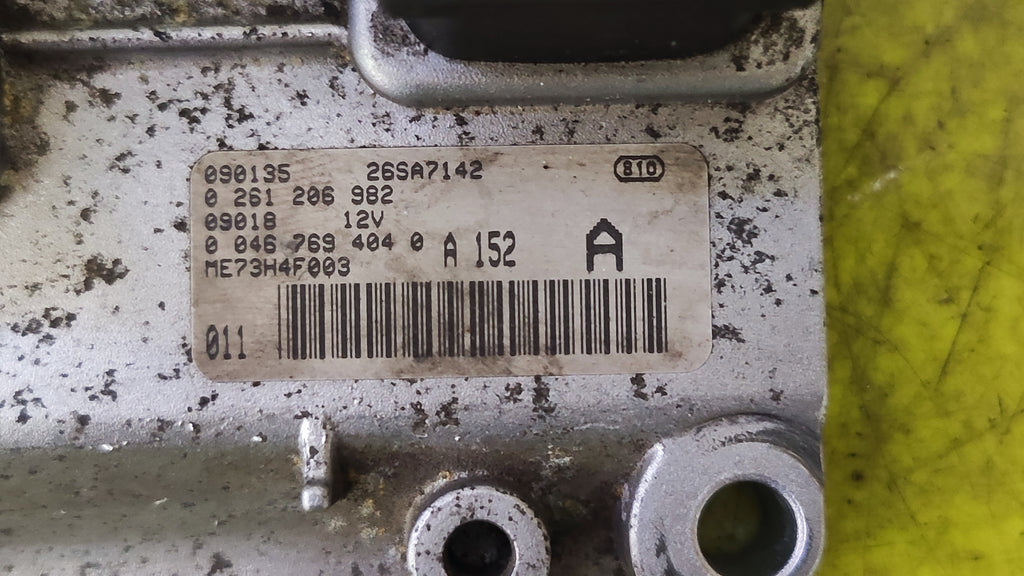Centralina motore Fiat Punto 188 benzina cambio automatico 0261206982 ME73H4003  