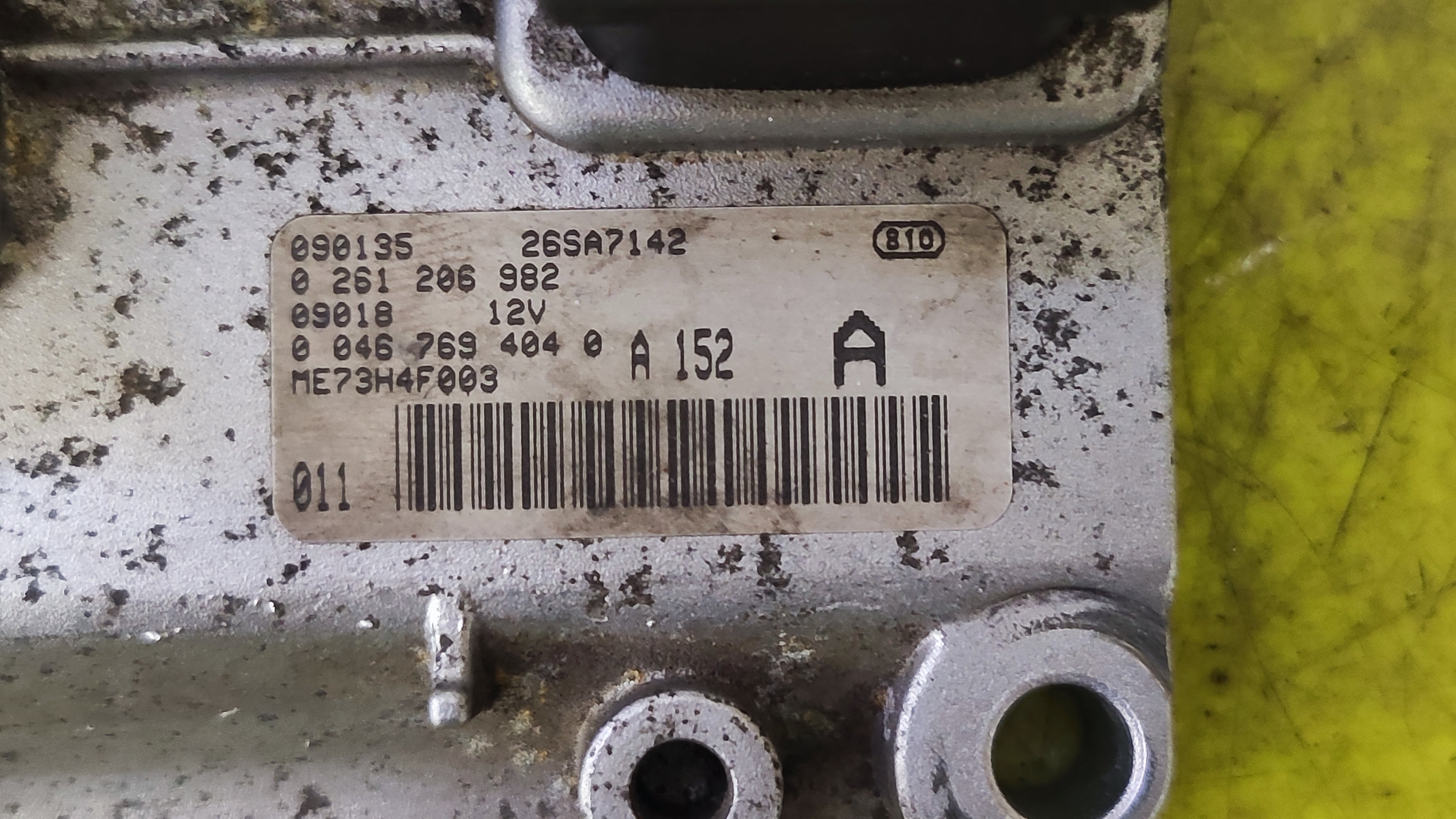 Centralina motore Fiat Punto 188 benzina cambio automatico 0261206982 ME73H4003  