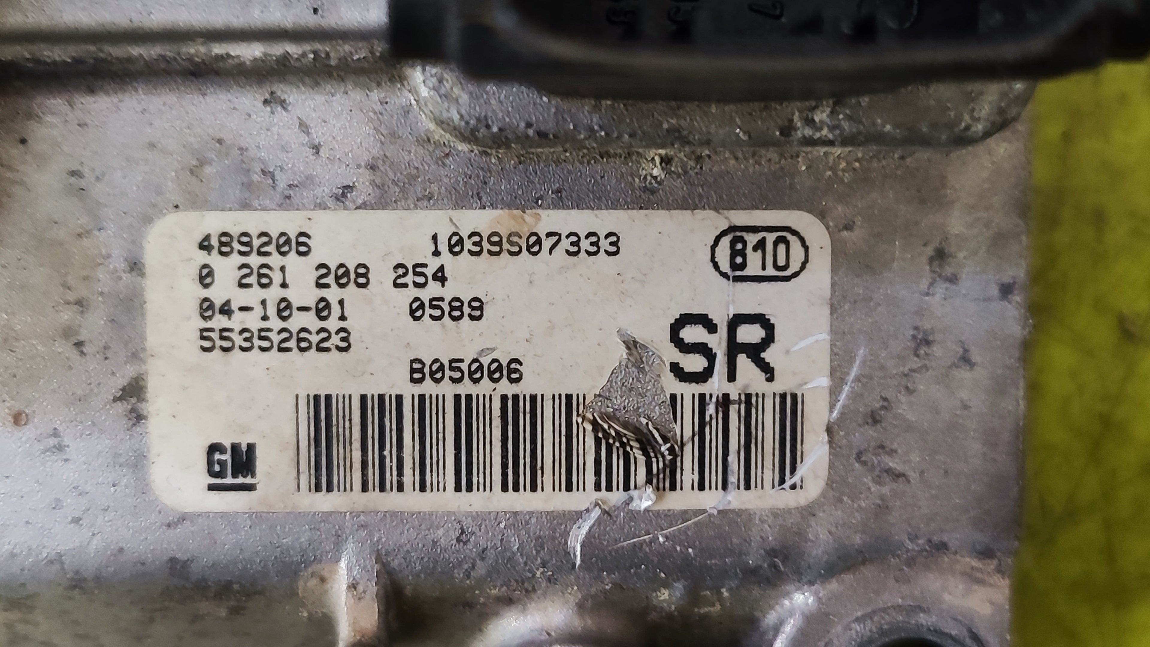 Centralina motore Opel Agila Benzina 0261208254 55352623