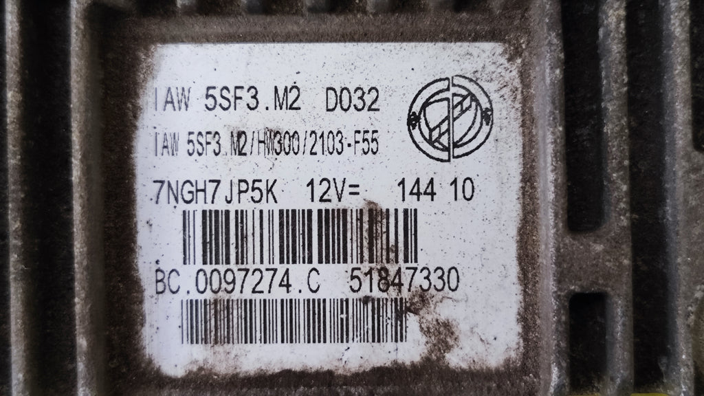 Centralina motore Fiat Grande Punto 51847330 IAW5SF3.M2 HW300