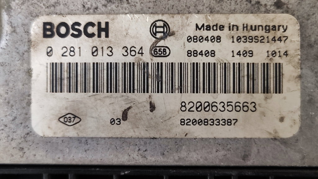 Centralina motore Renault master 2.5 DCI 0281013364 8200635663 