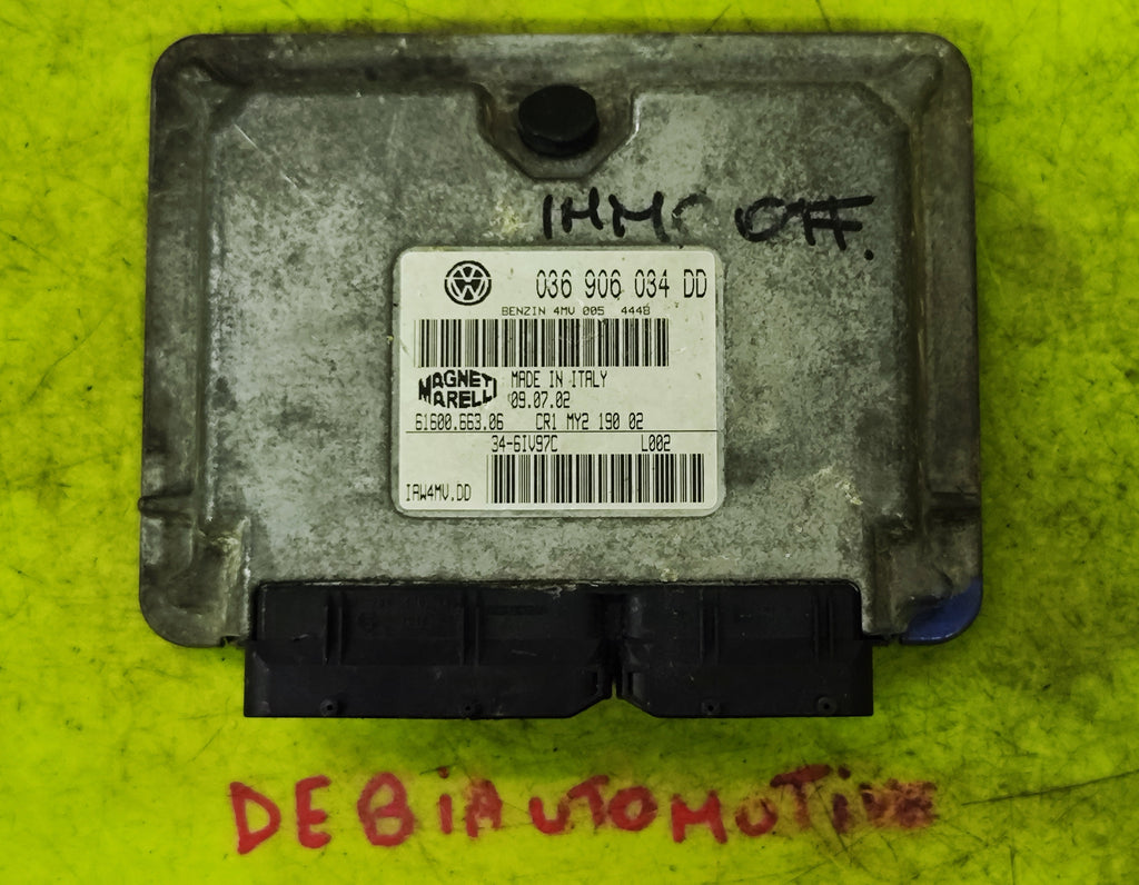 Centralina motore Volkswagen Polo 1.4B 036906034DD IAW4MV.DD 