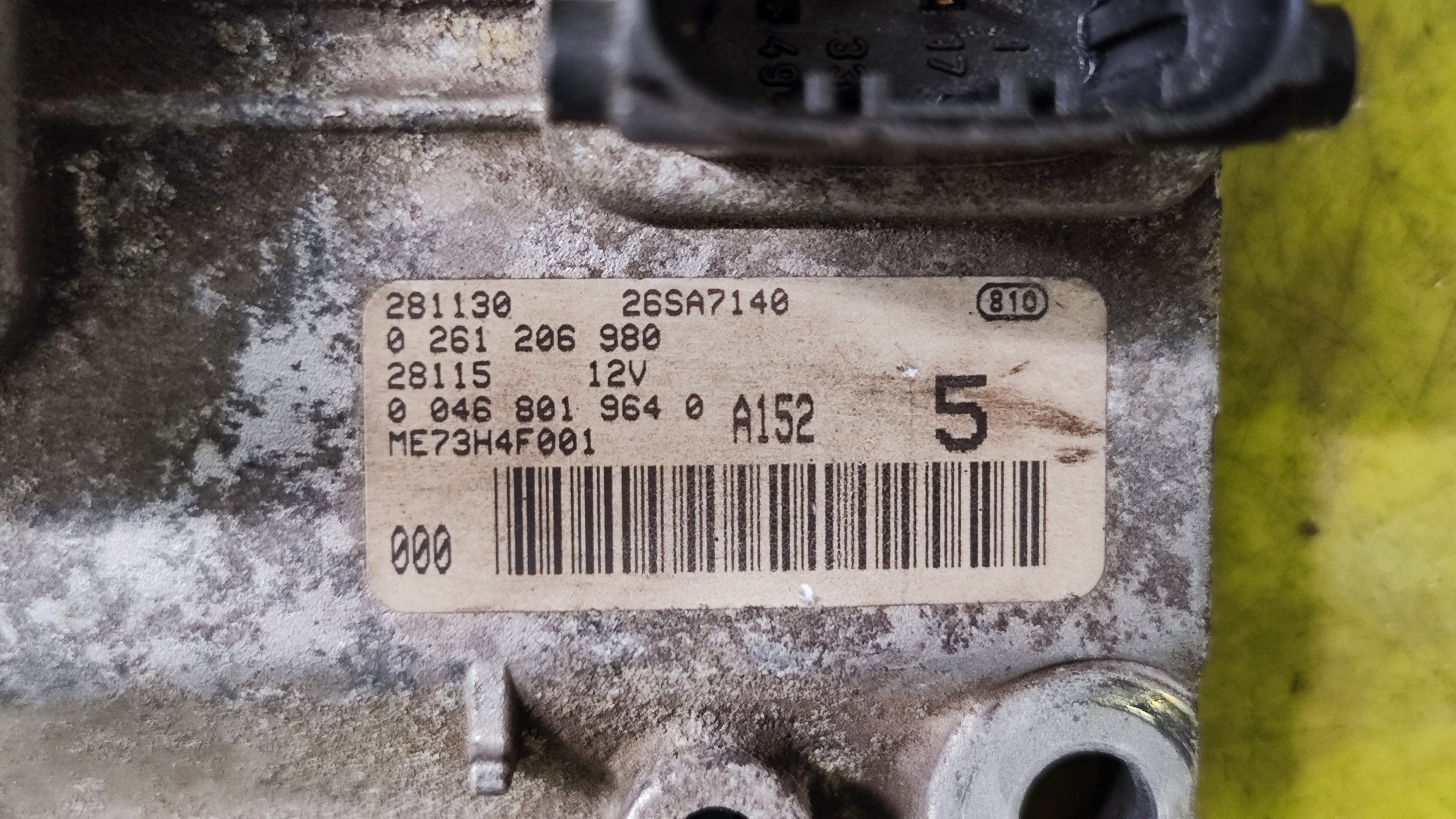 Centralina motore Fiat Punto 188 1.2B 0261206980 ME73H4F001 