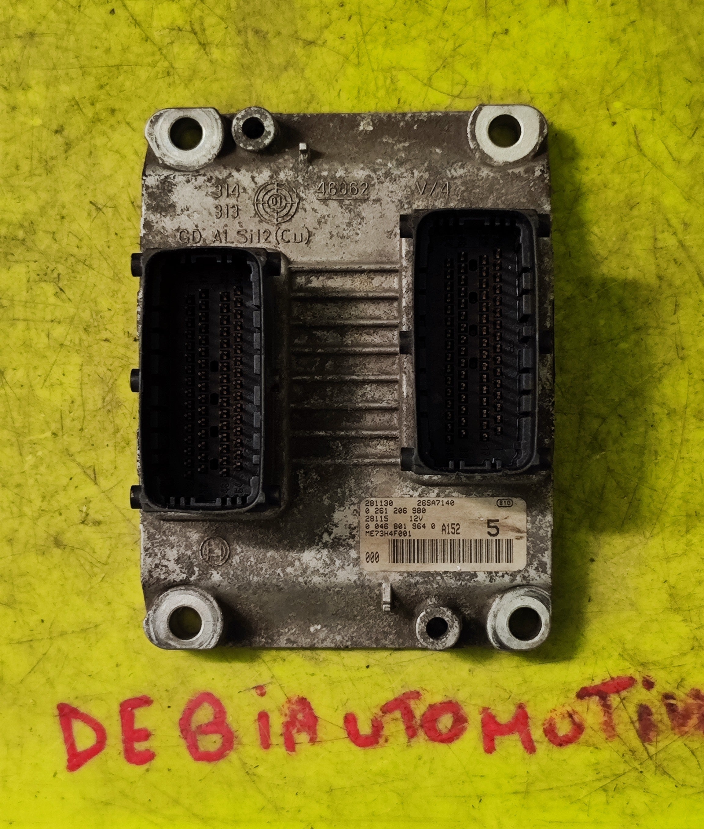 Centralina motore Fiat Punto 188 1.2B 0261206980 ME73H4F001 