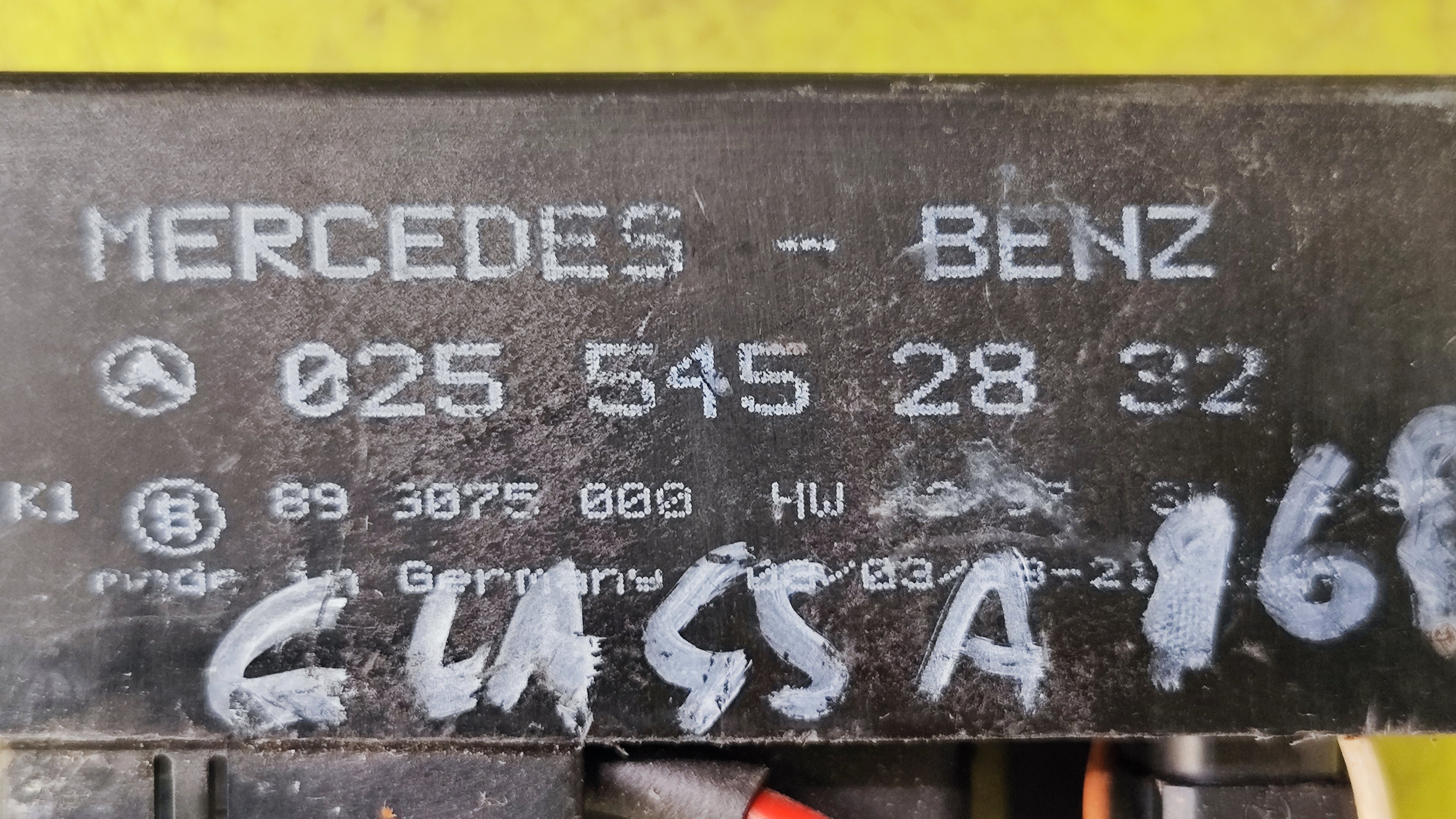 Centralina preriscaldamento candelette Meredes-Benz Classe A W168 0255452832 