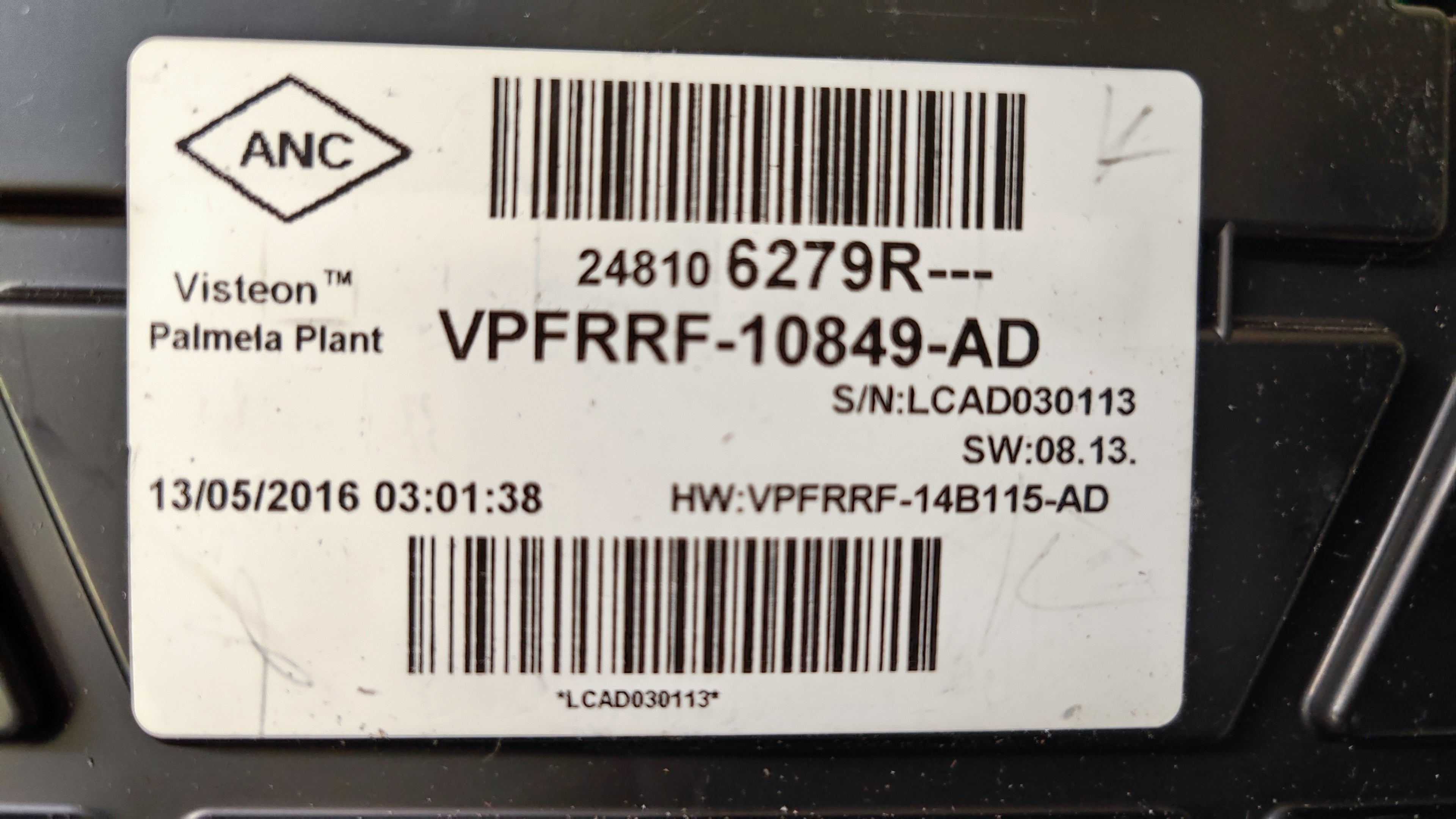 Quadro strumenti Renault Clio IV serie 248106279R 