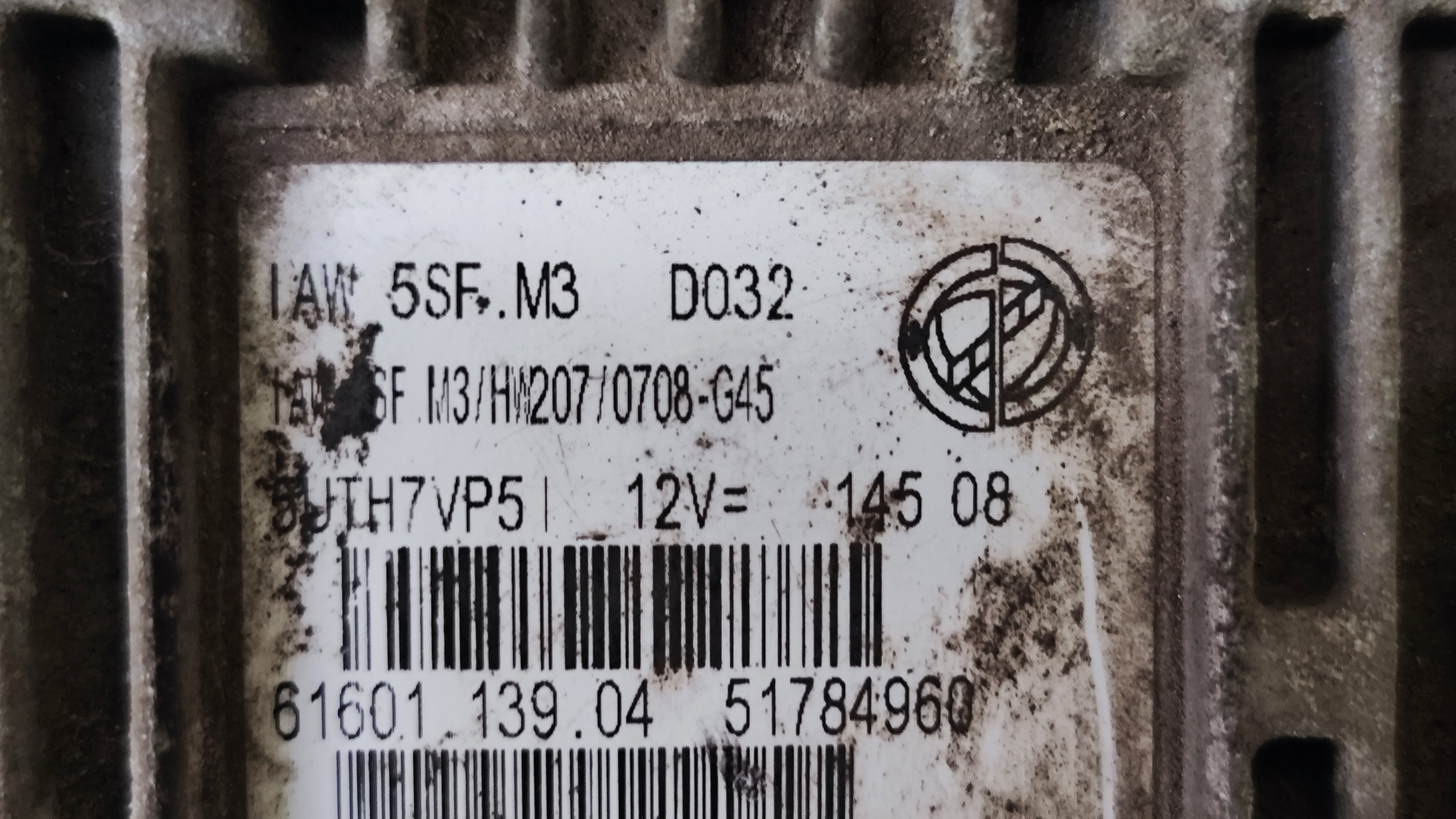 Centralina motore Fiat Idea 1.4B IAW5SF.M3 HW207 51784960 