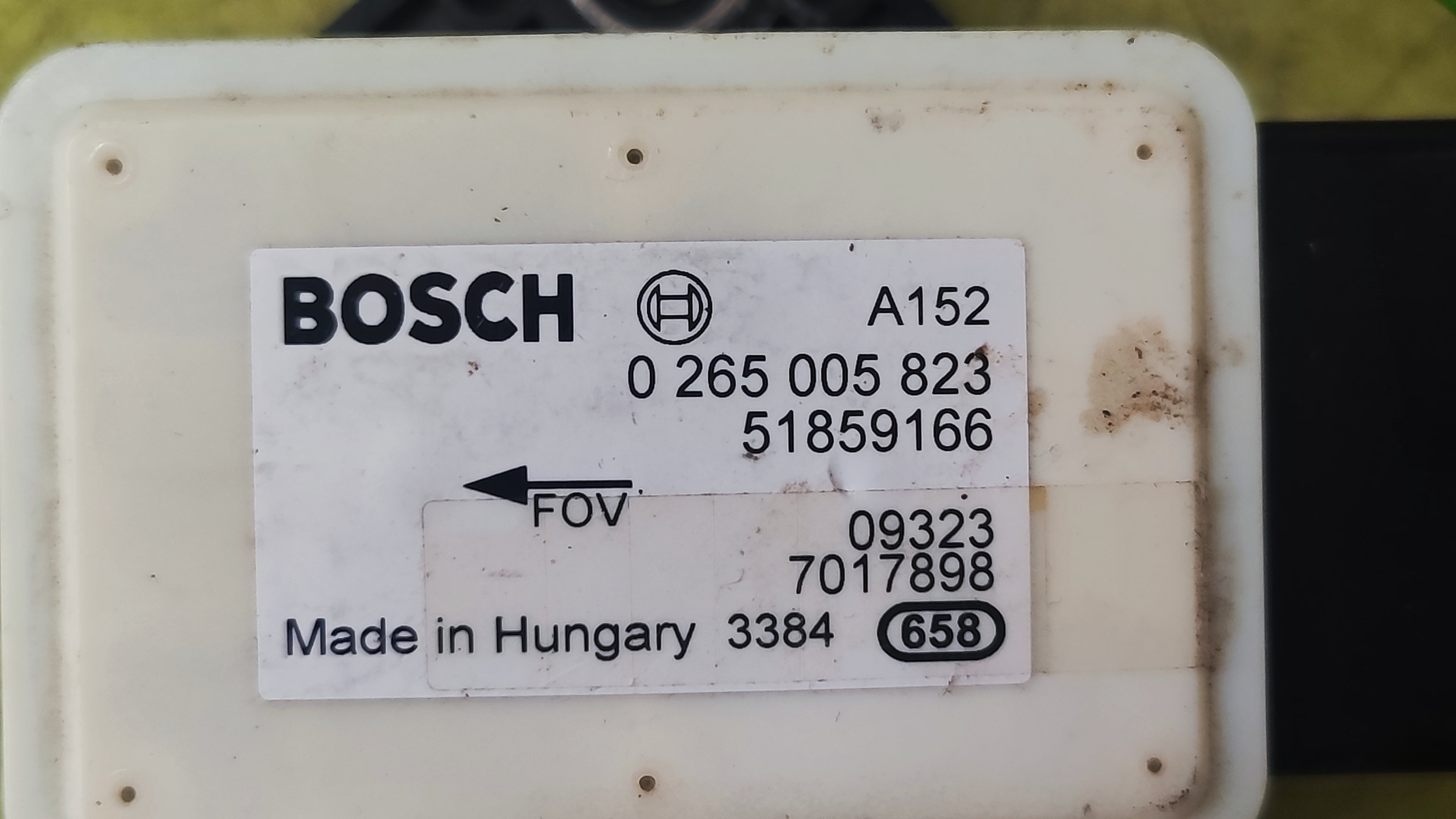 SENSORE IMBARDATA FIAT Punto EVO 1.4 Benzina 0265005823