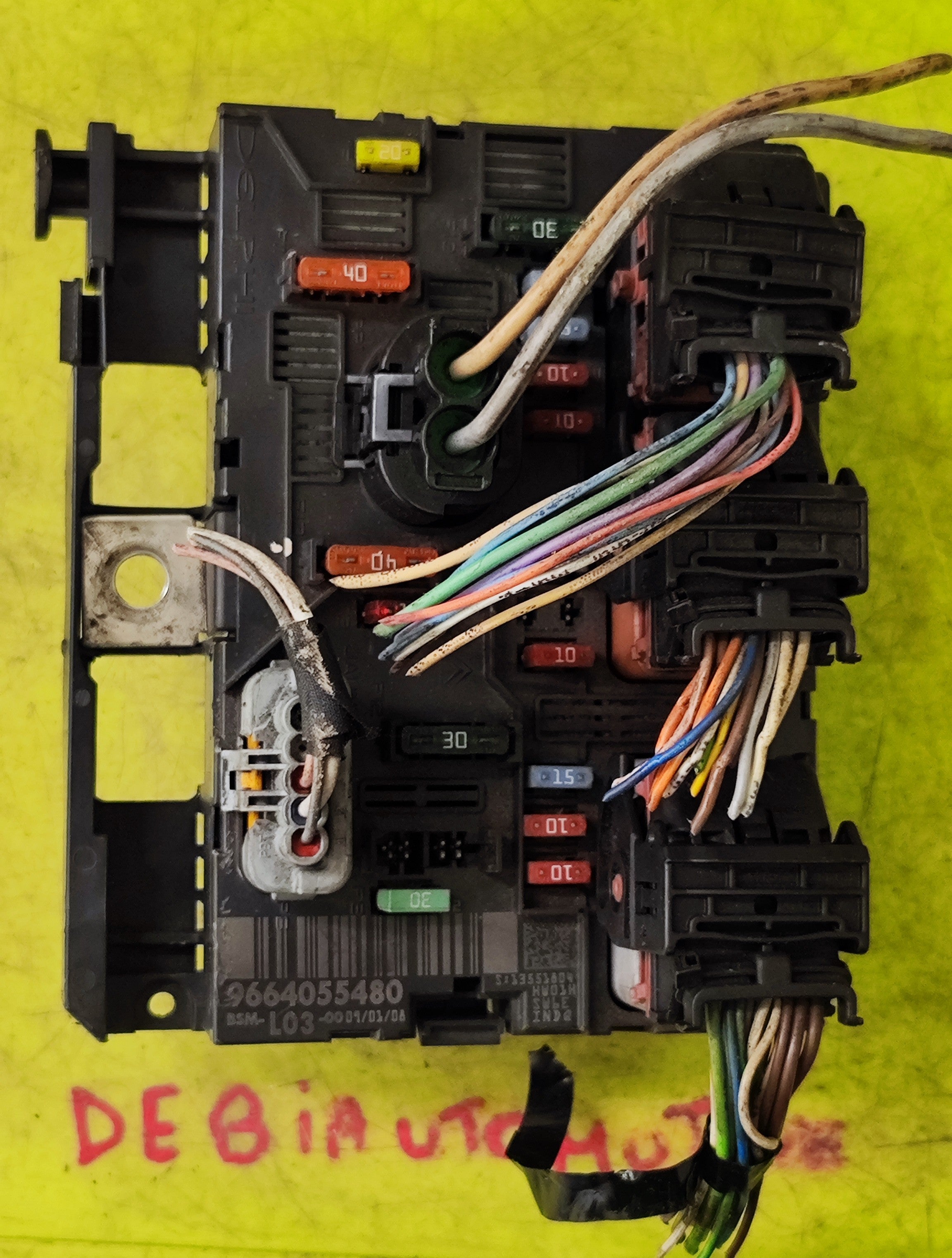 CENTRALINA FUSIBILI BODY PEUGEOT CITROEN 9664055480 BSM-L03-00  
