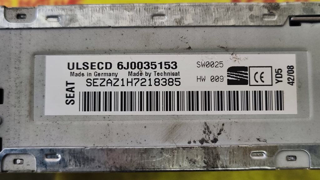 SEAT IBIZA (6J)  AUTORADIO MP3 6J0035153B