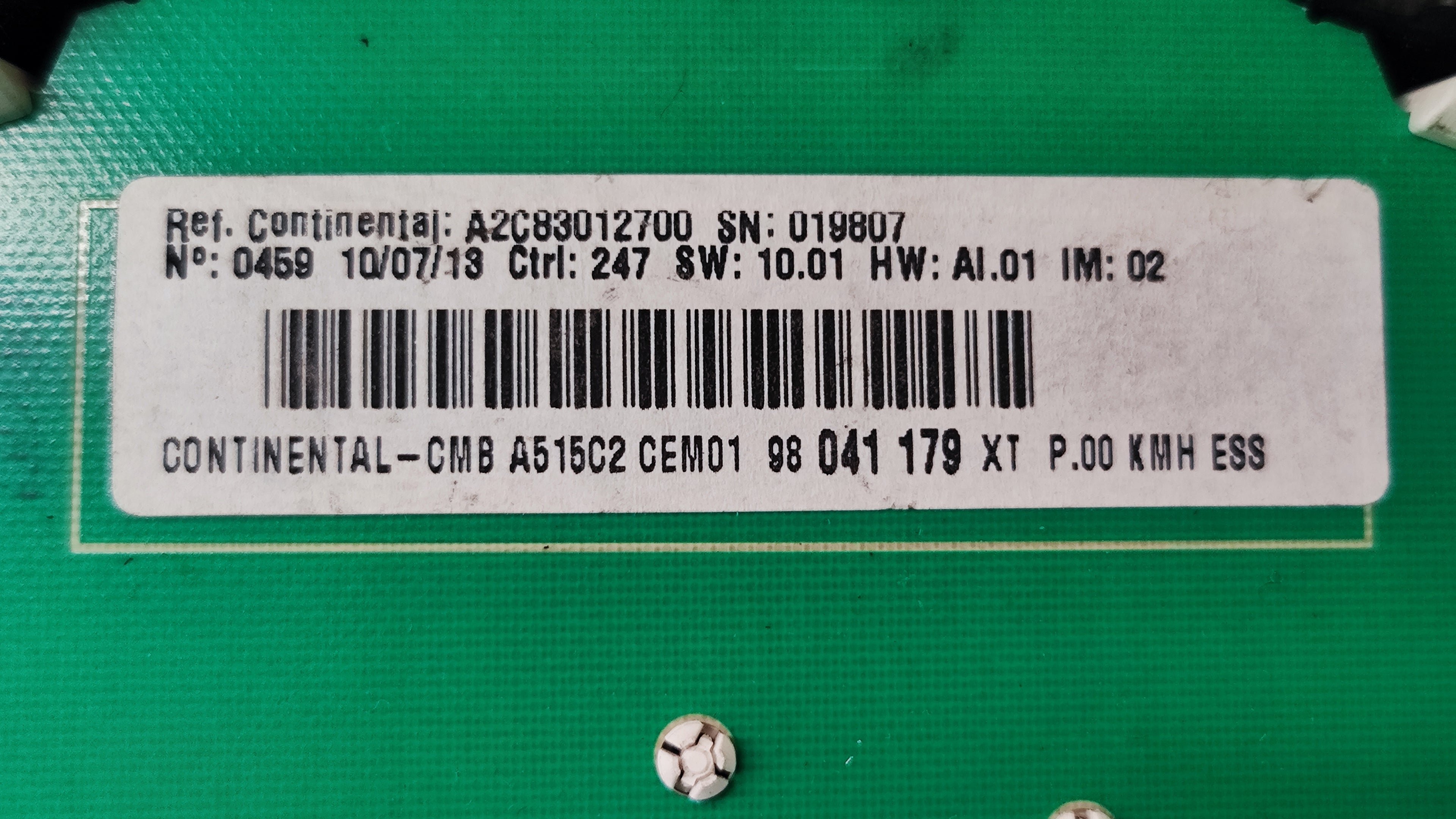 Quadro strumenti Citroen C3 1.2B 98041179XT 