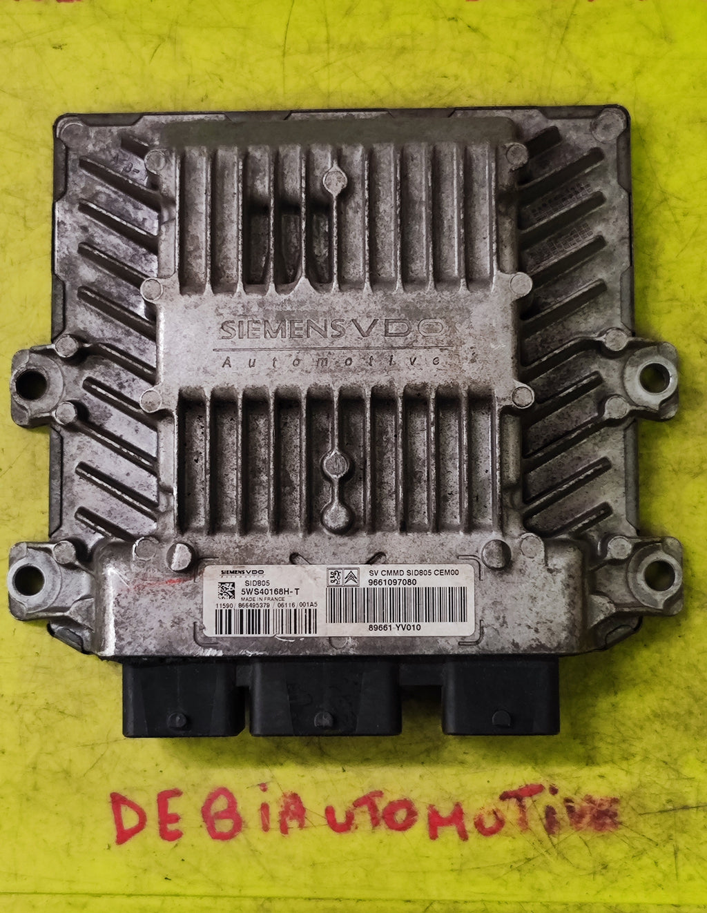 Centralina motore SID805 Citroen C1 Toyota Aygo 9661097080 89661-YV010  