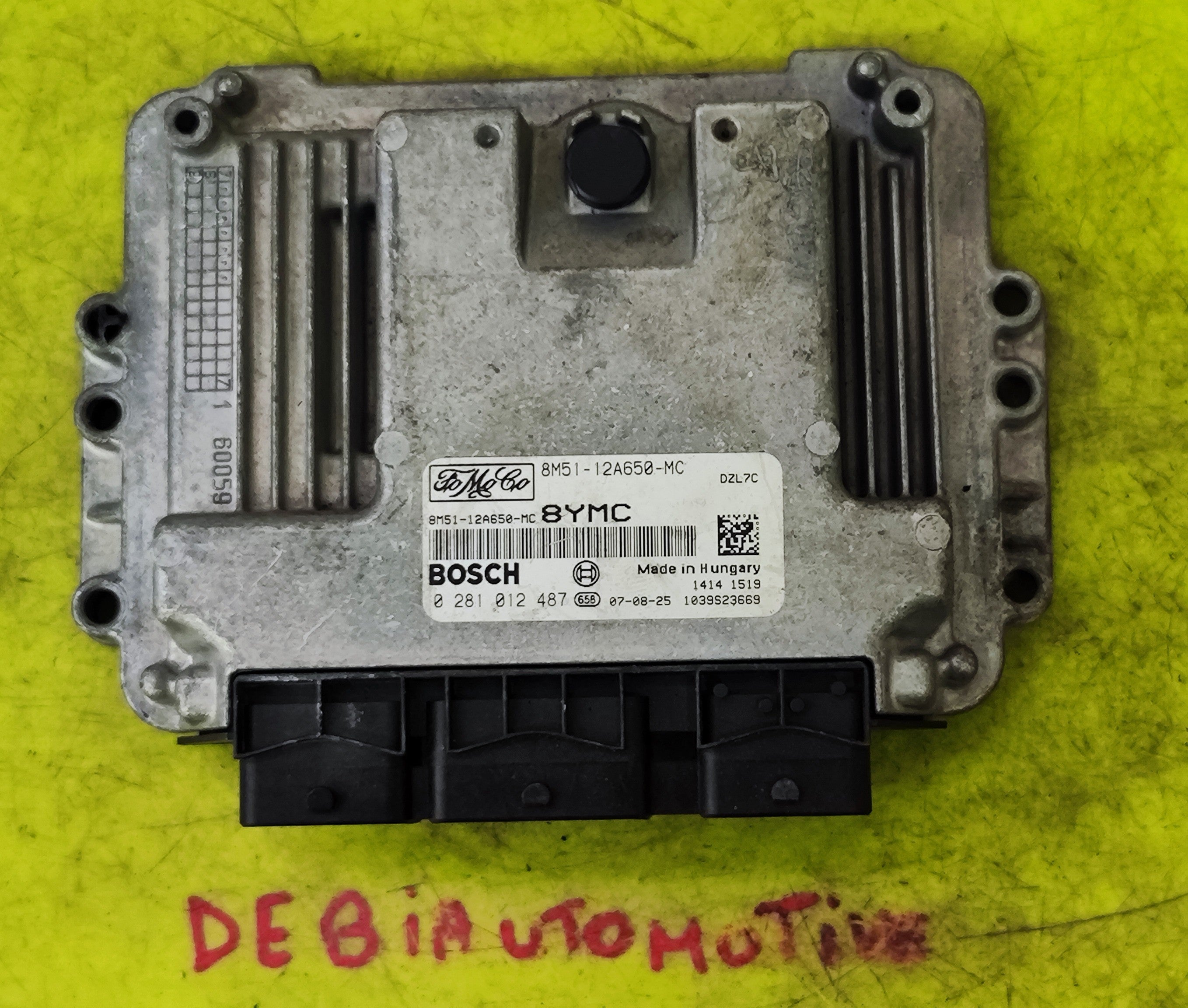 Centralina motore Ford Cmax 1.6 tdci 0281012487 8M51-12A650-MD 8YMD 