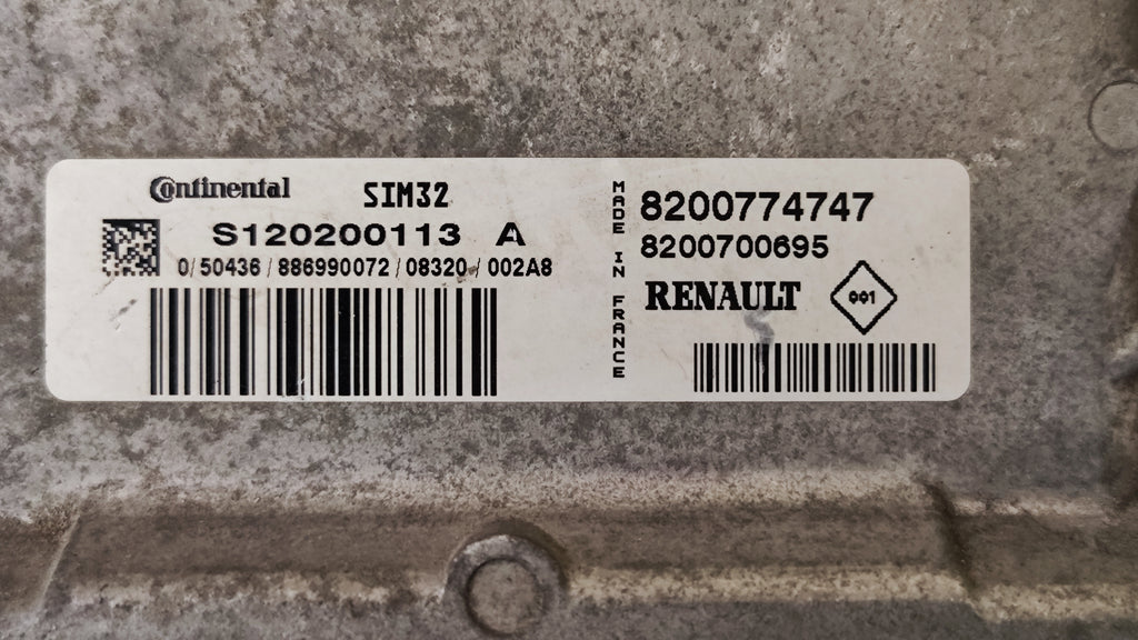 Centralina motore SIM32 Renault S120200113A 8200774747 8200700695