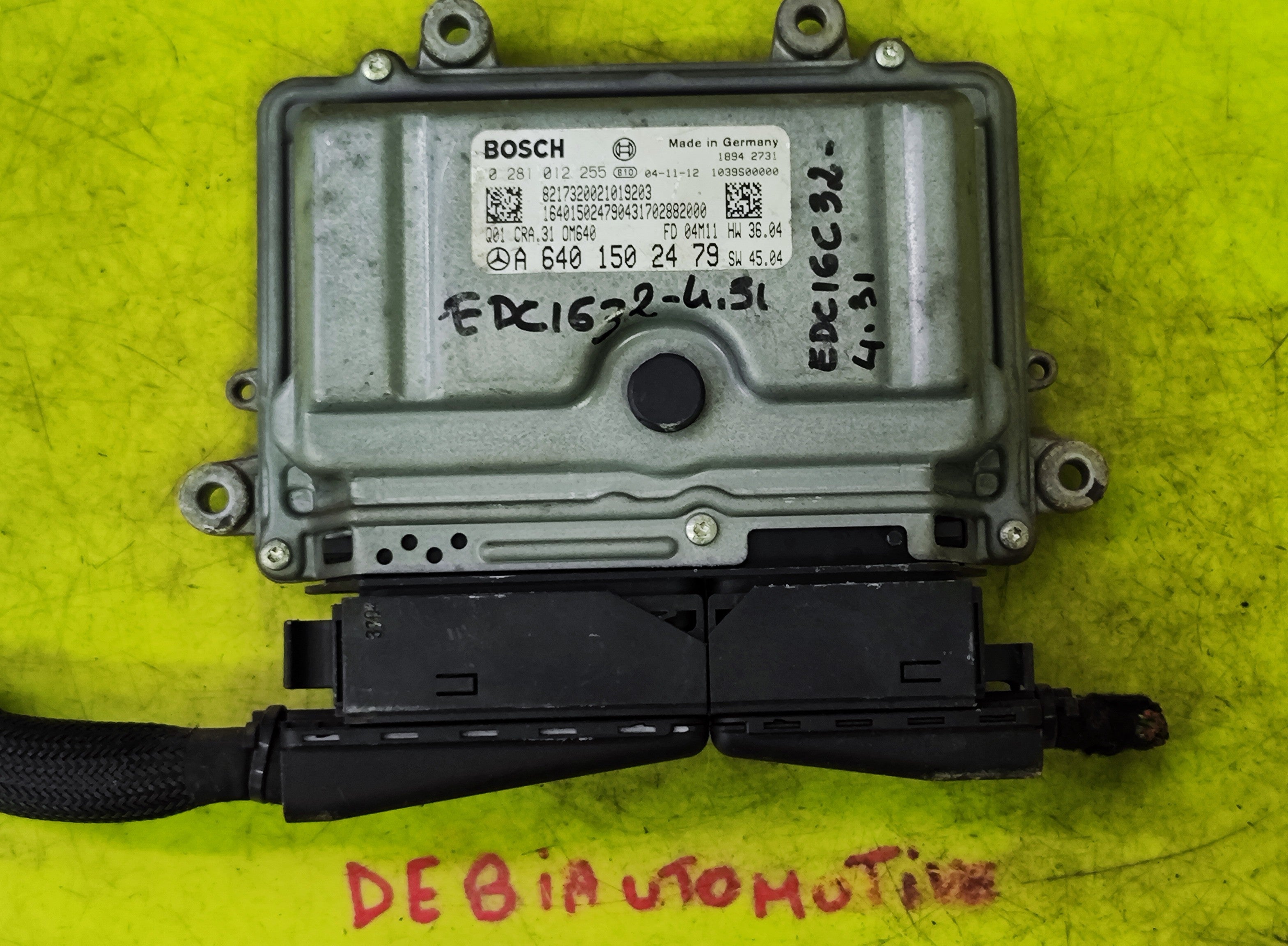 Centralina motore Mercedes-Benz Classe  A W168 A180D A6401502476 0281012255 