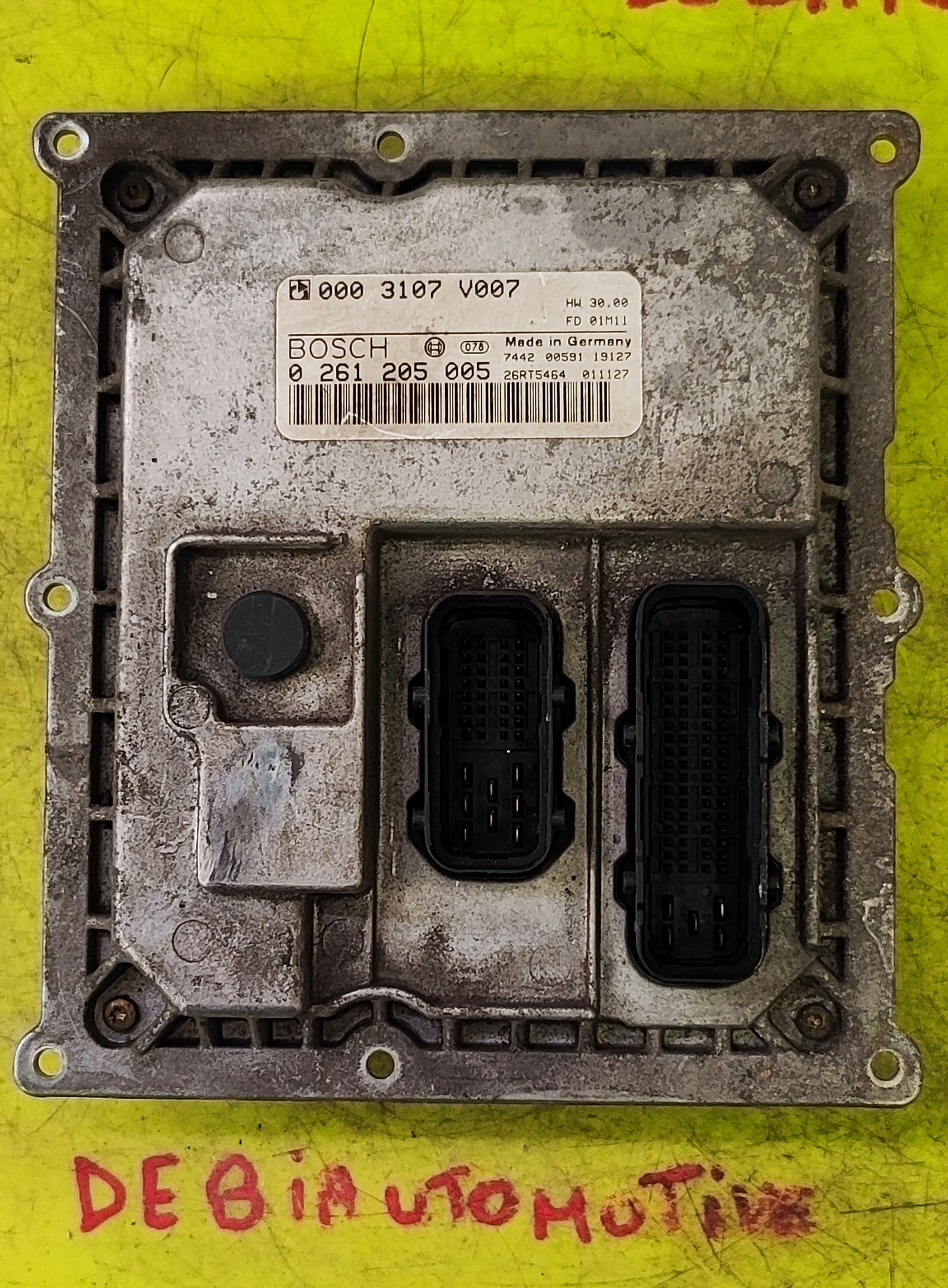 Centralina motore Smart Fortwo W/C450 benzina 0261205005 0003107V007 
