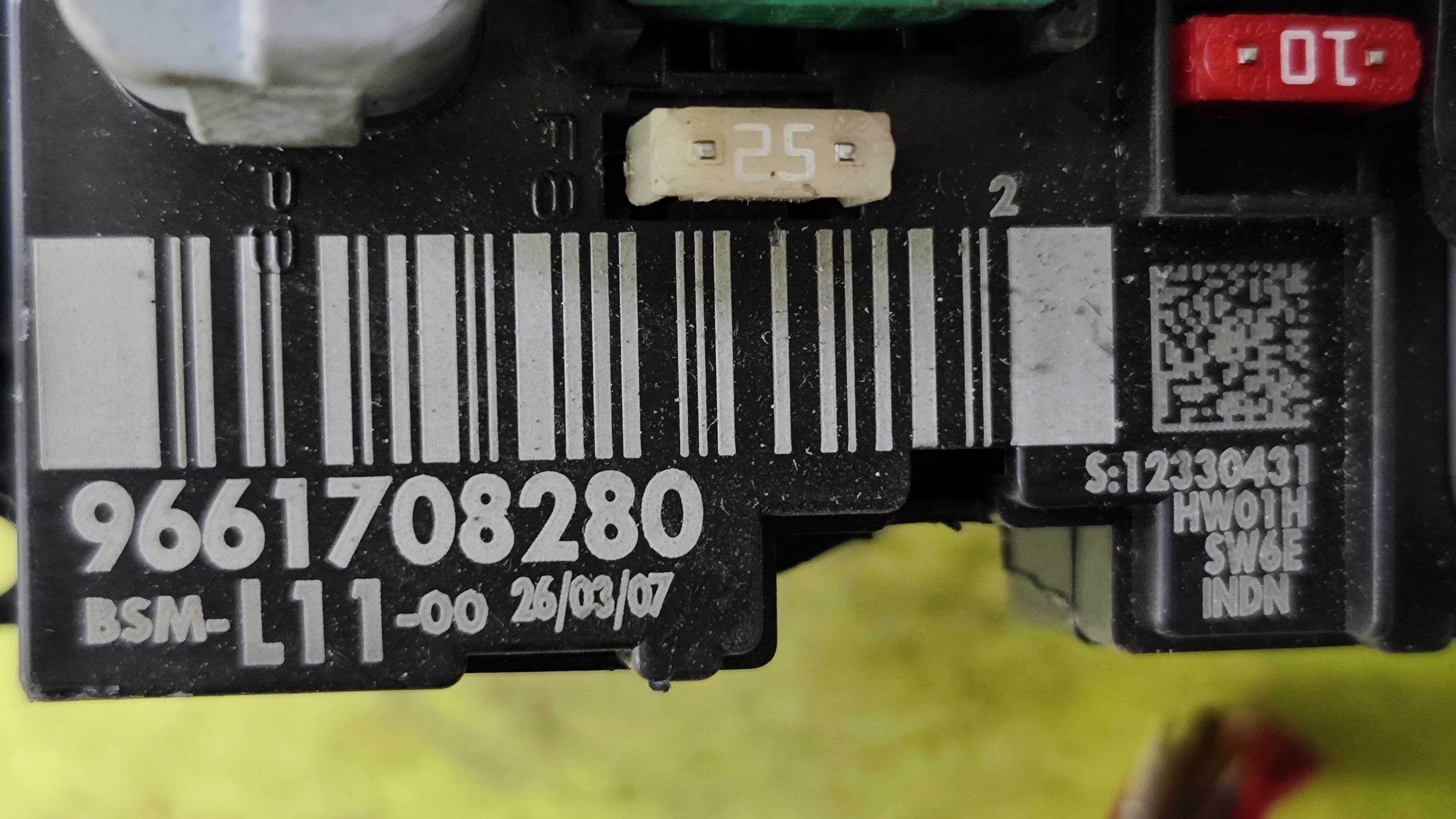  Body Computer Peugeot 207 1.4 Benzina 96641708280  BSM L11