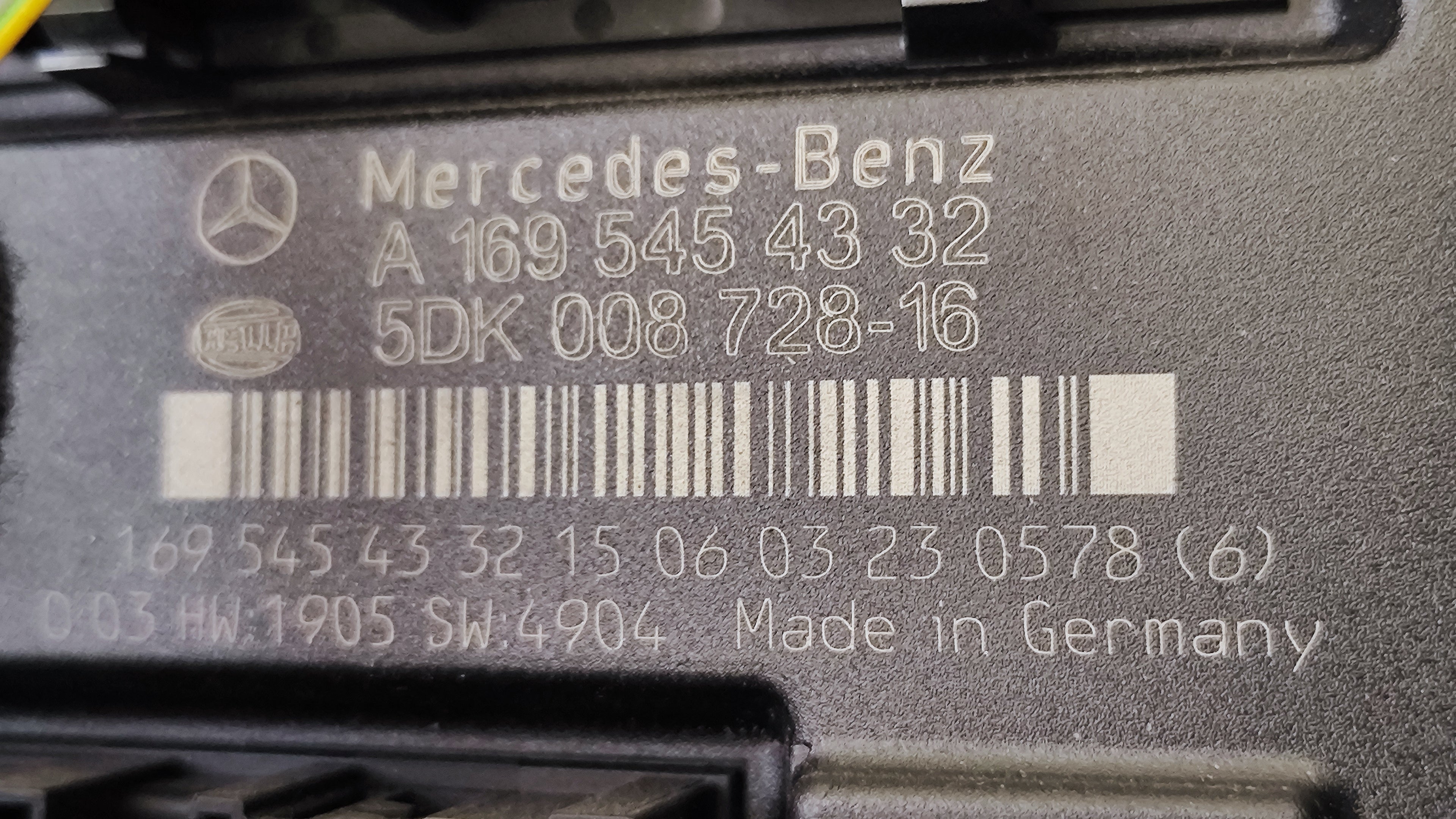 Centralina SAM Body Computer Mercedes-Benz Classe A W169 A1695454332 5DK008728