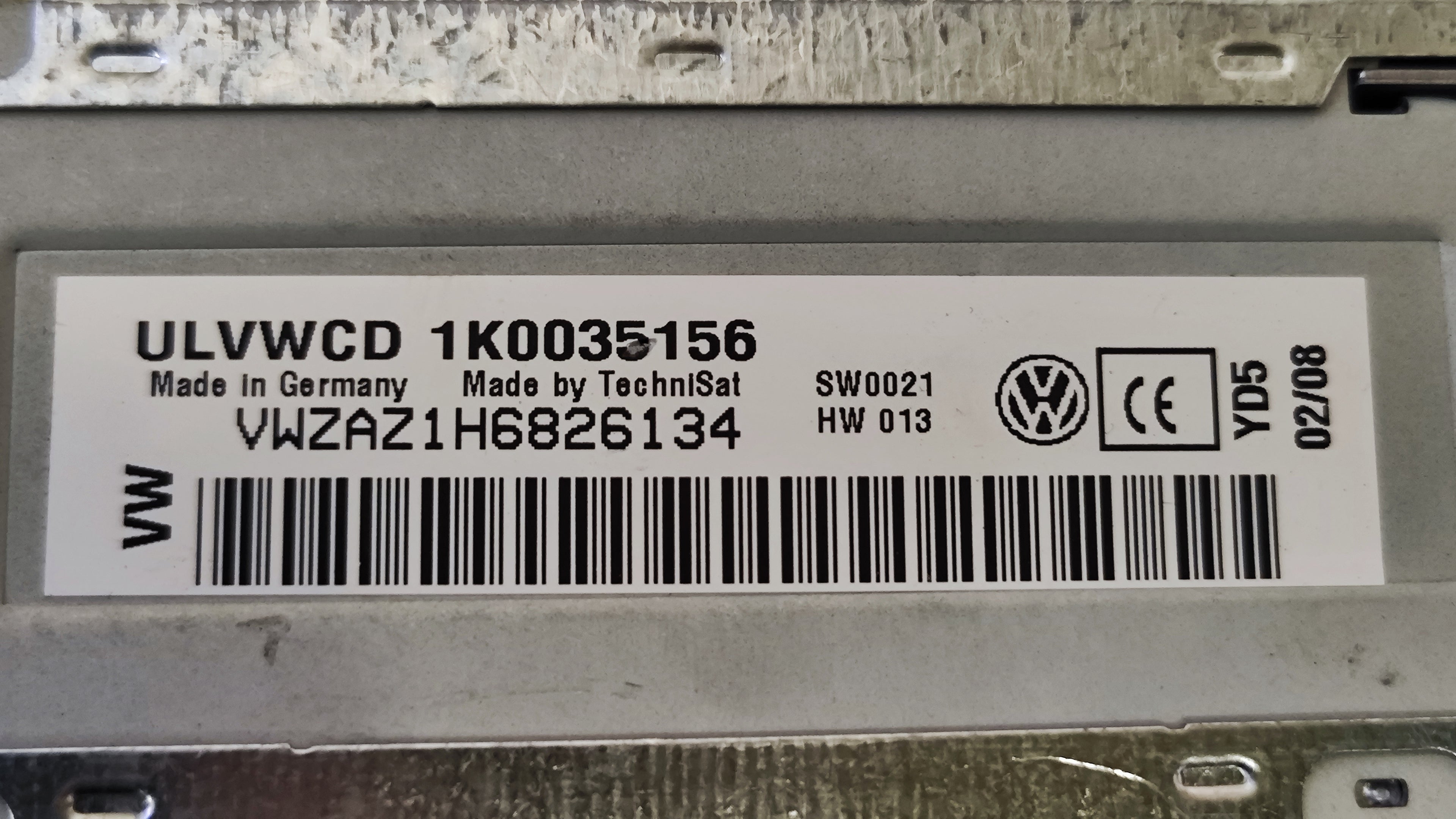 Autoradio Volkswagen Touran 2° Serie Golf 1K0035156 