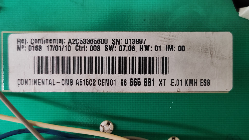 Quadro strumenti Citroen C3 benzina 96665881XT 