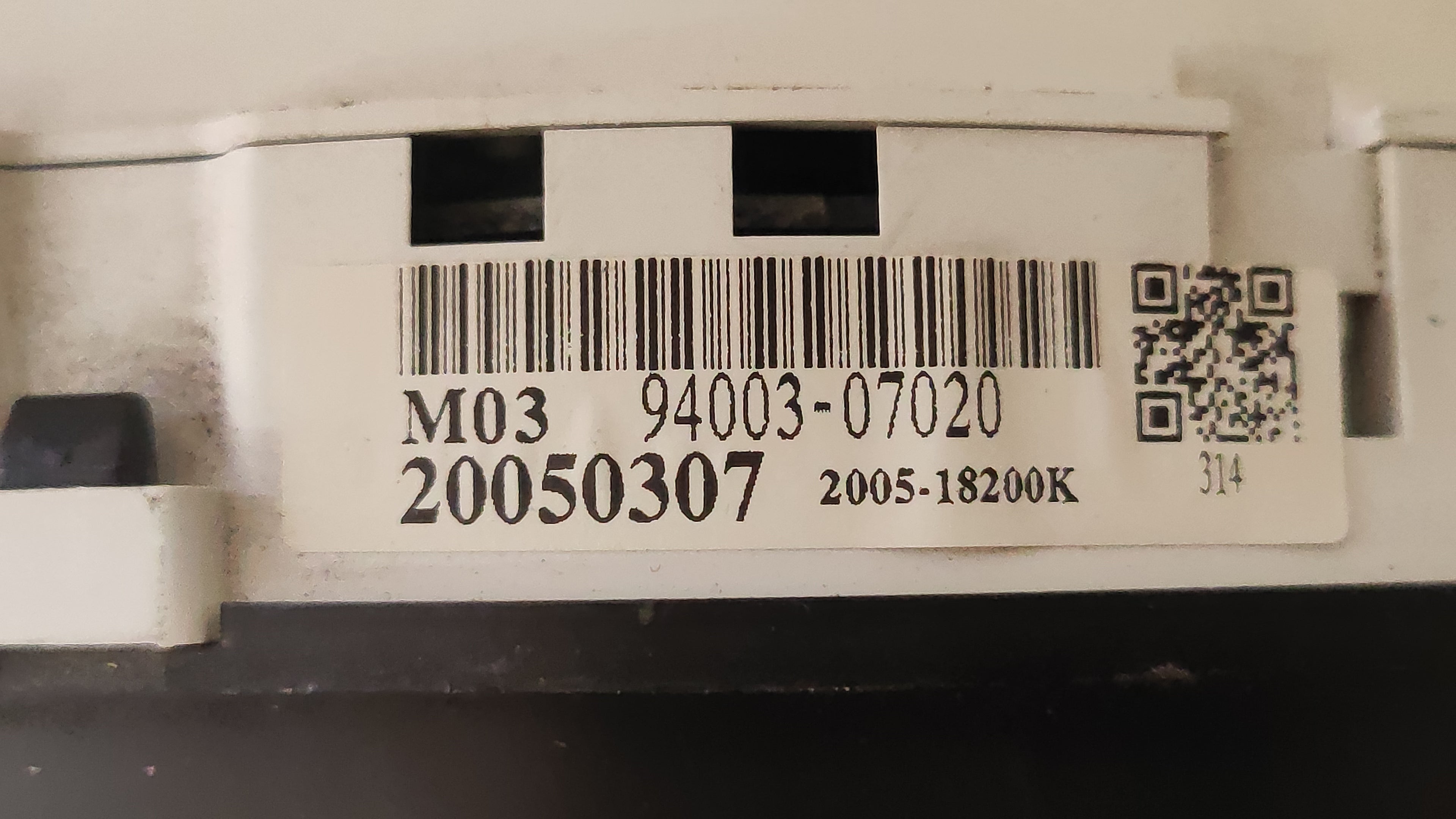 Quadro strumenti Kia Picanto prima serie 94003-07020 20050307 