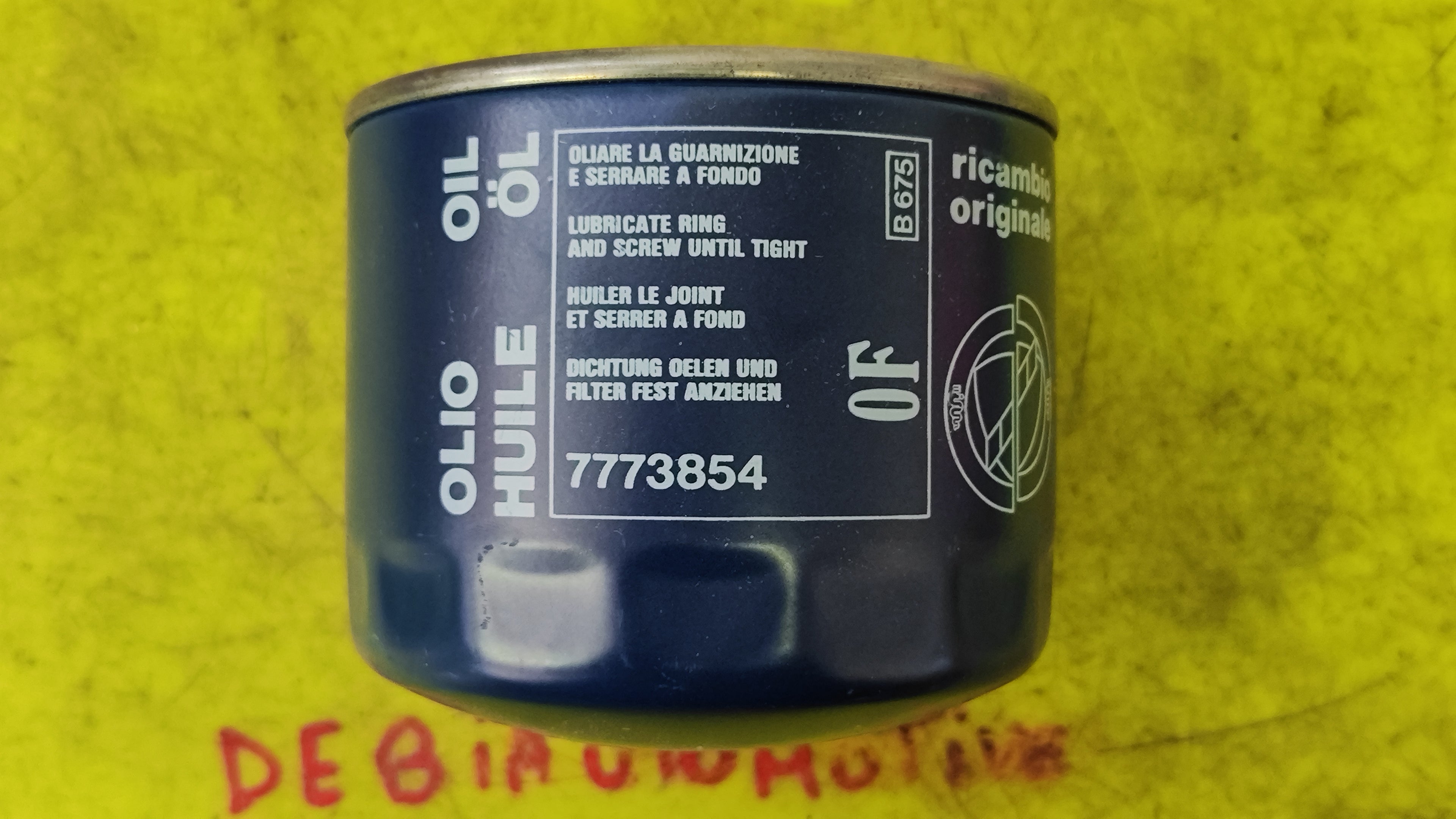 Filtro Olio originale Alfa Romeo Montreal 145 146 155 7773854 
