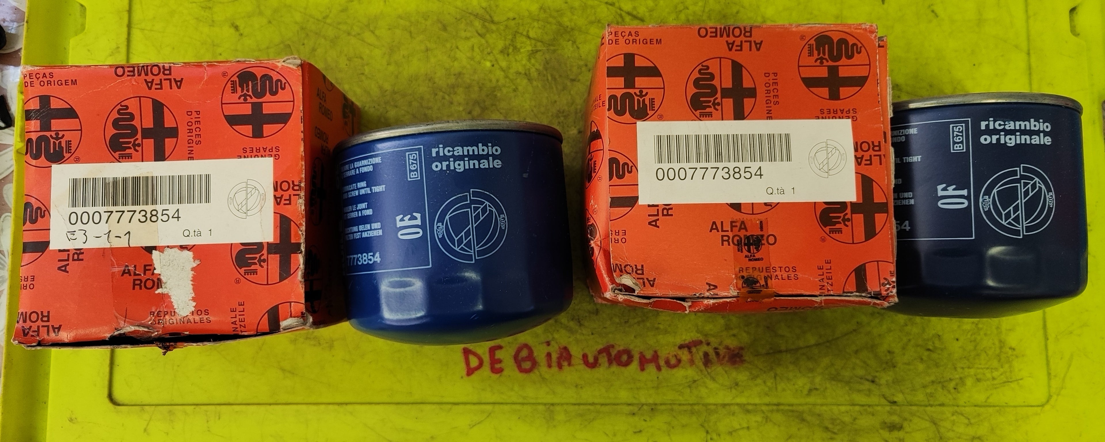 Filtro Olio originale Alfa Romeo Montreal 145 146 155 7773854 