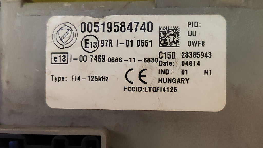 Body Computer Lancia Ypsilon 1.2 00519584740 