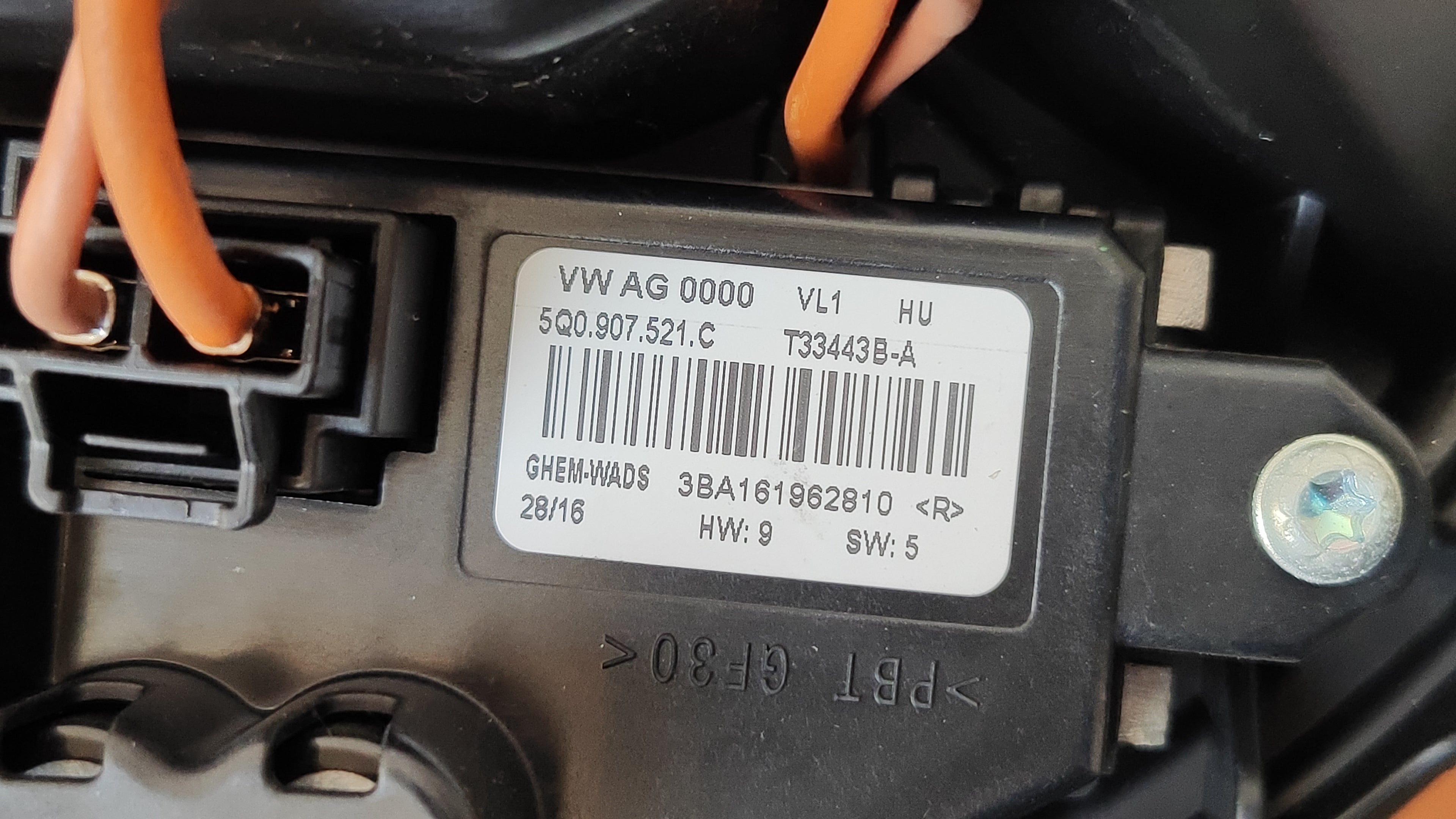 Ventola abitacolo Volkswagen Golf 7 5Q1819021D 5Q0907521C 