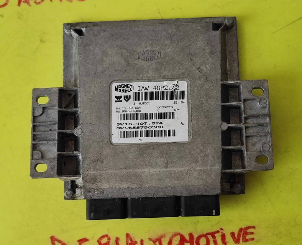 Centralina motore Citroen C3 C2 IAW48P2.72 9645989480 HW16623004  