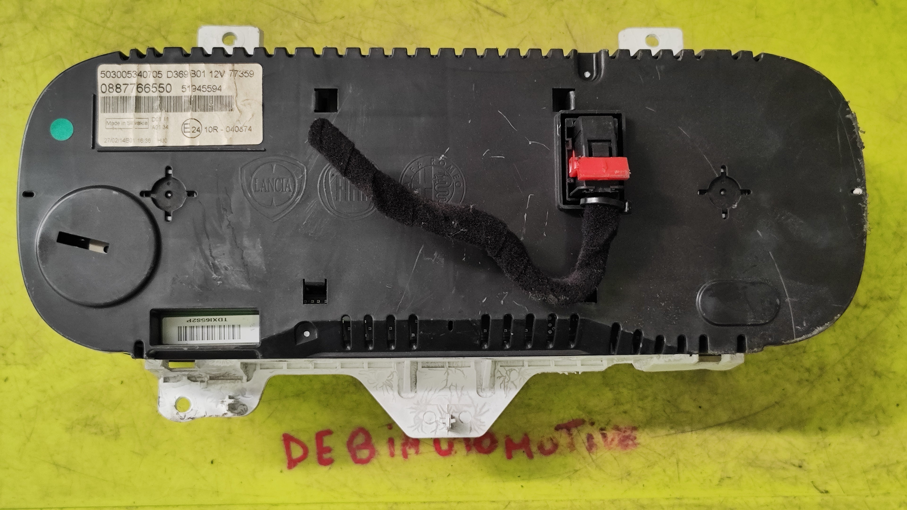 Quadro strumenti Fiat New Panda 2012 diesel 0887766550 51945594 