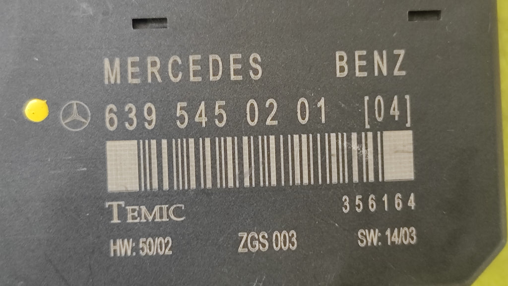 Centralina SAM e fusibileria Mercedes-Benz Vito Viano W639 6395450201 6395450101 