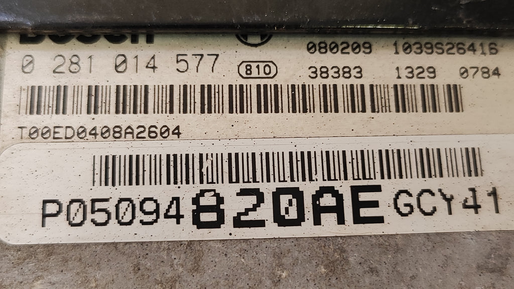 Centralina motore Dodge Journey 2.0 CRD 0281014577