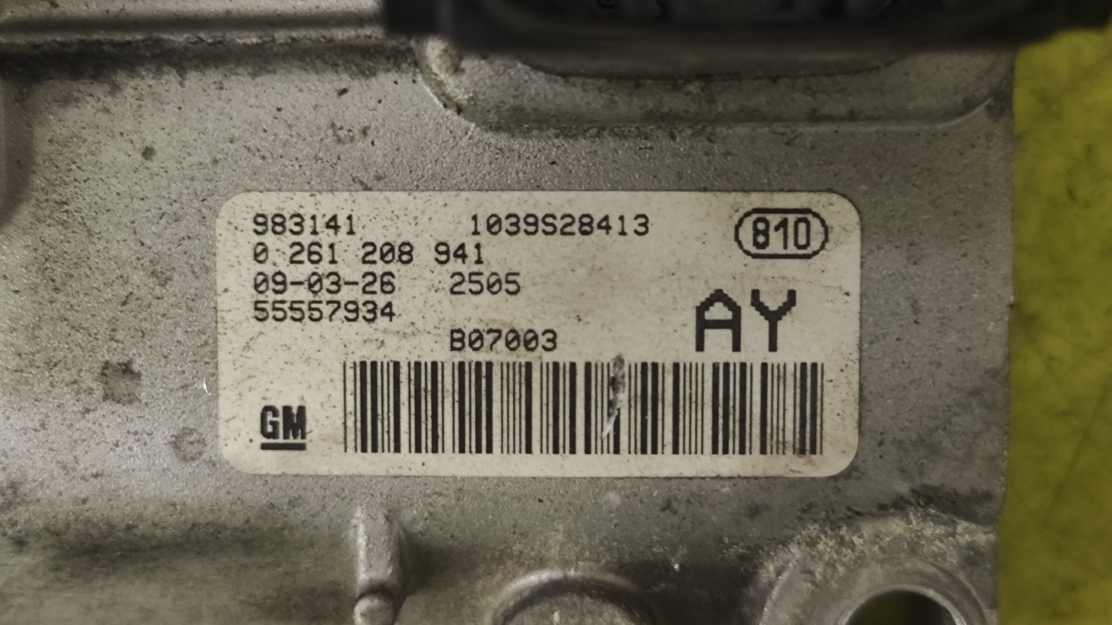 Centralina motore Opel Corsa D 1.4B 0261208941 55557934 