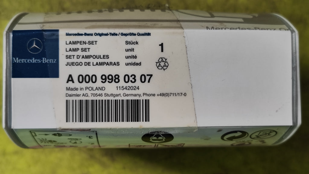 kit 2 lampadine H7 Mercedes-Benz A0009980307 