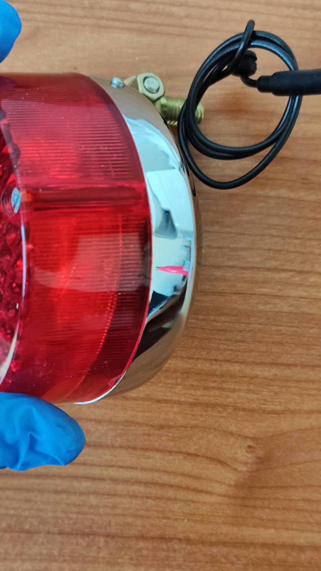o
Fanale Posteriore rosso completo Aprilia moto d'epoca

