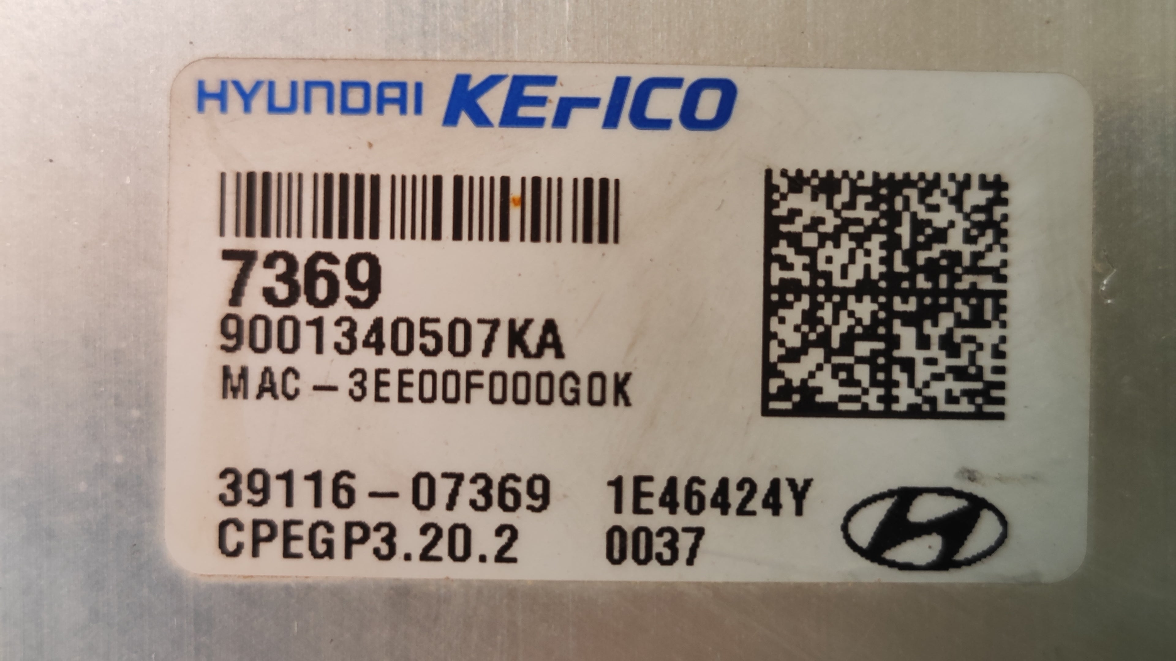 Centralina cambio automatico Hyundai i10 39116-07369 CPEGP3.20.2 