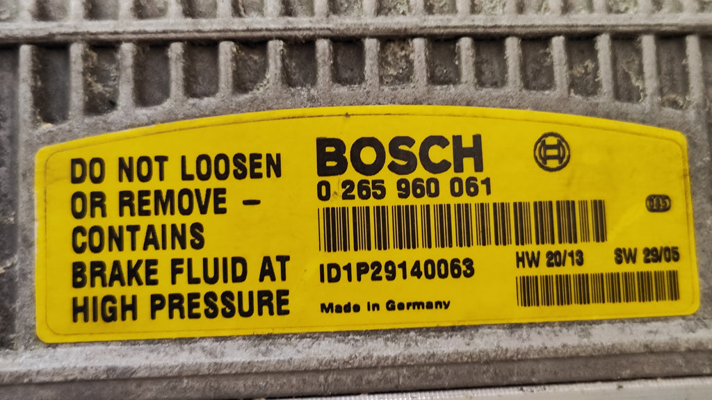 A0094312712 A0004302694 0265254013 0265960061  Pompa SBC Mercedes-Benz Classe E W211