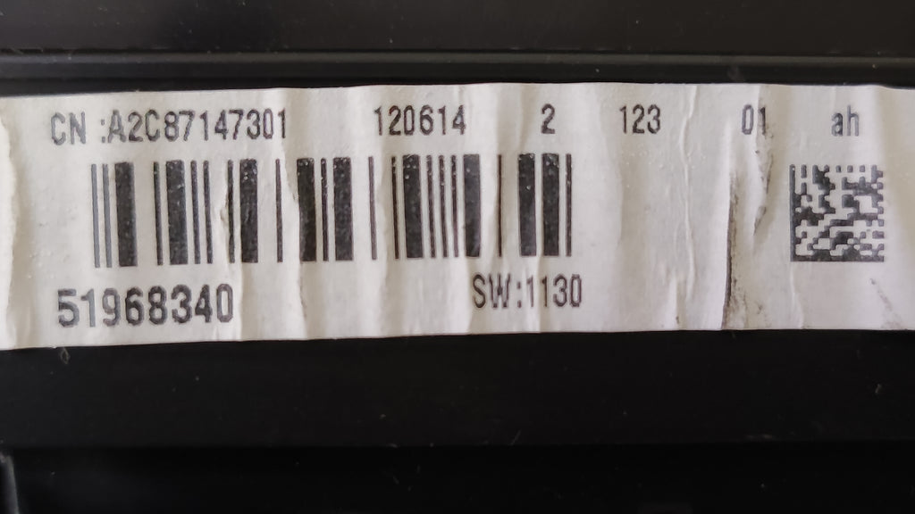 Quadro strumenti Lancia Ypsilon 1.3MJT 51968340 
