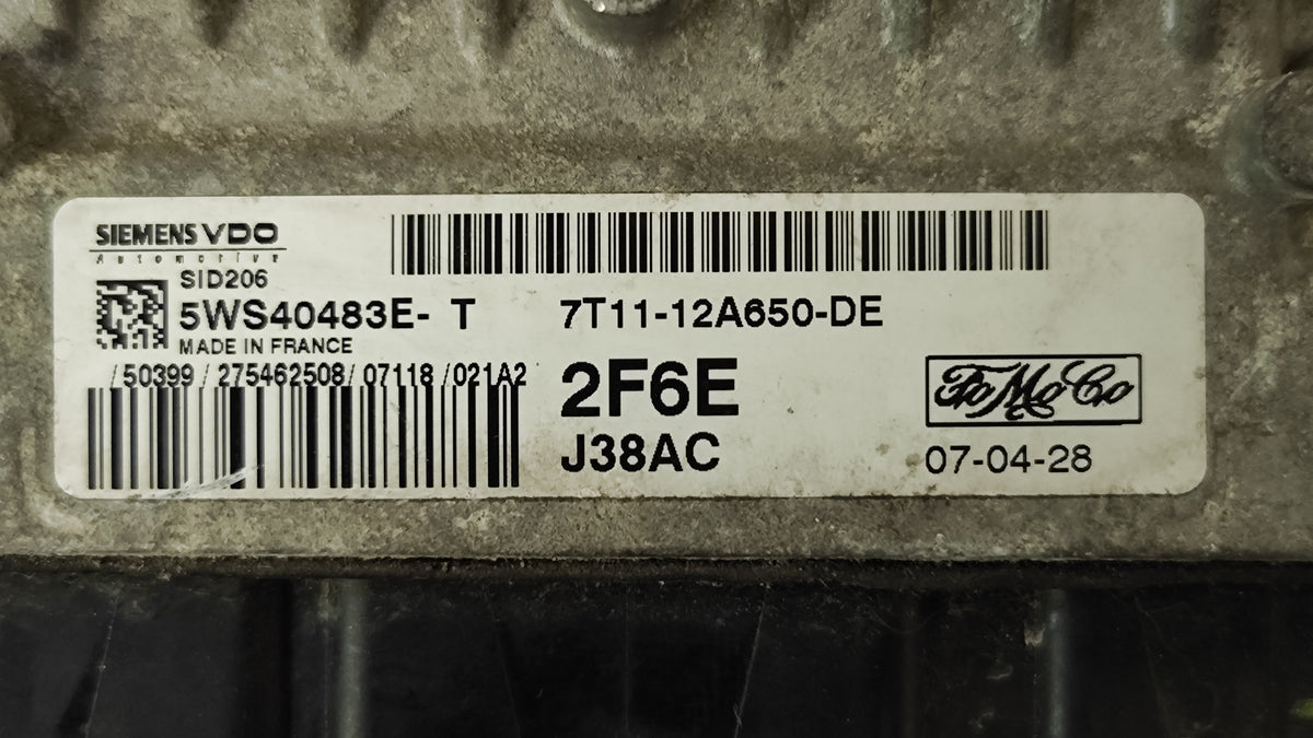 Centralina motore Ford Transit SID206 7T11-12A650-DE