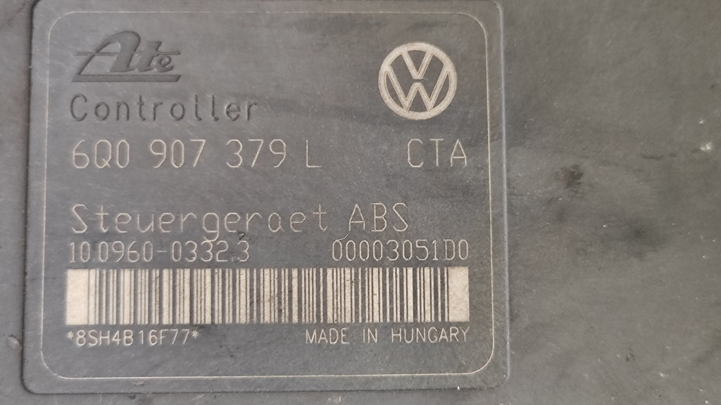 Centralina ABS Volkswagen Polo 6Q0907379L 6Q0614117H