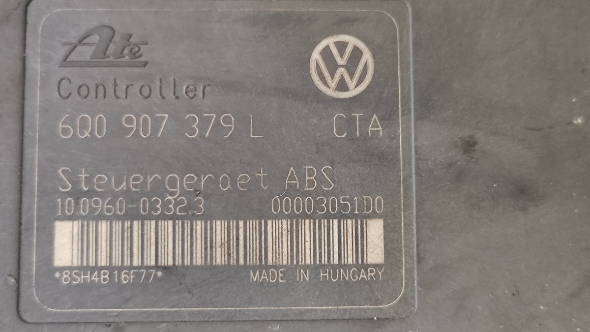 Centralina ABS Volkswagen Polo 6Q0907379L 6Q0614117H